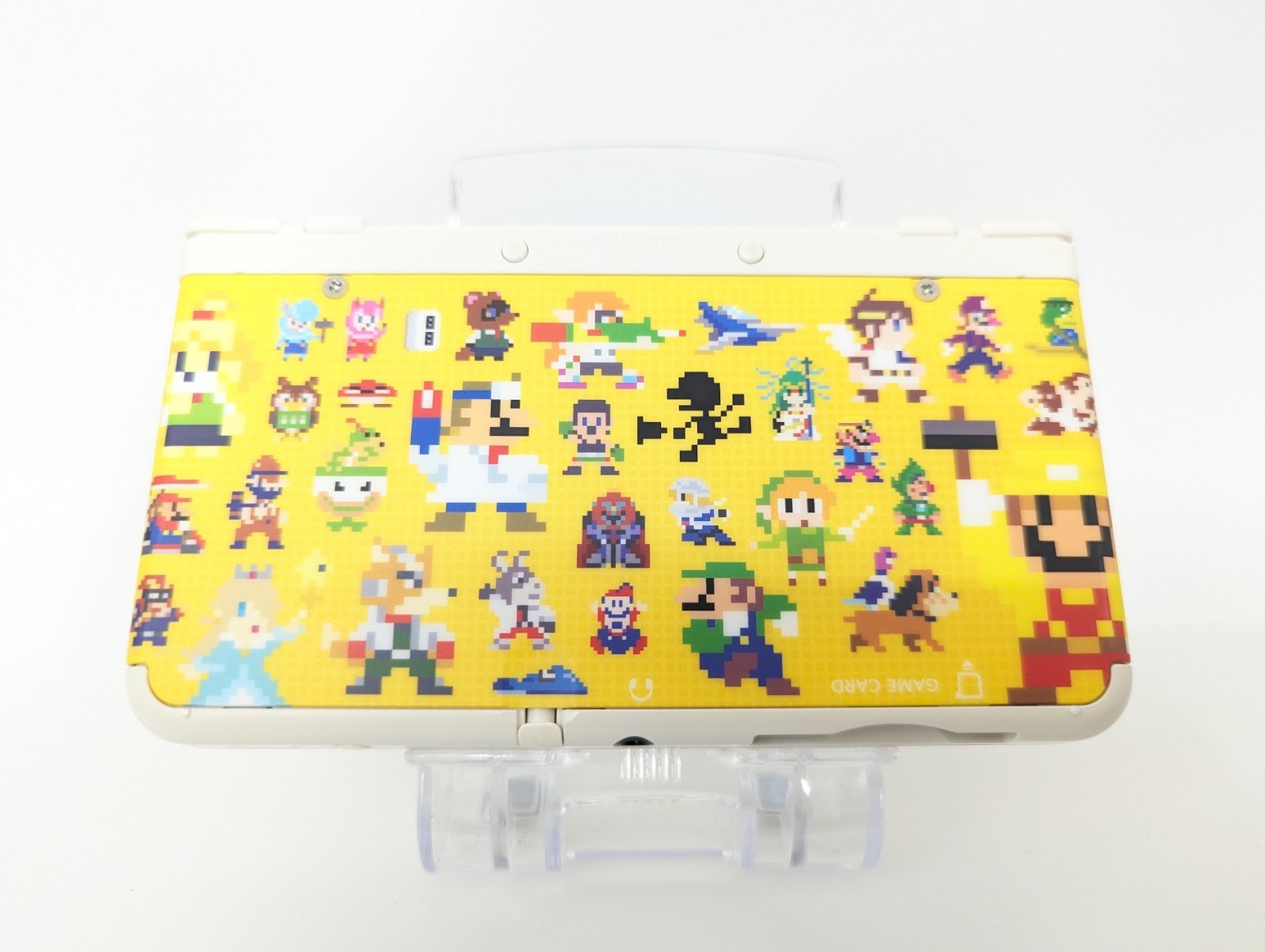 B5387 Nintendo new 3DS console Mario Maker Plate No 67 White Japan w/pen fx