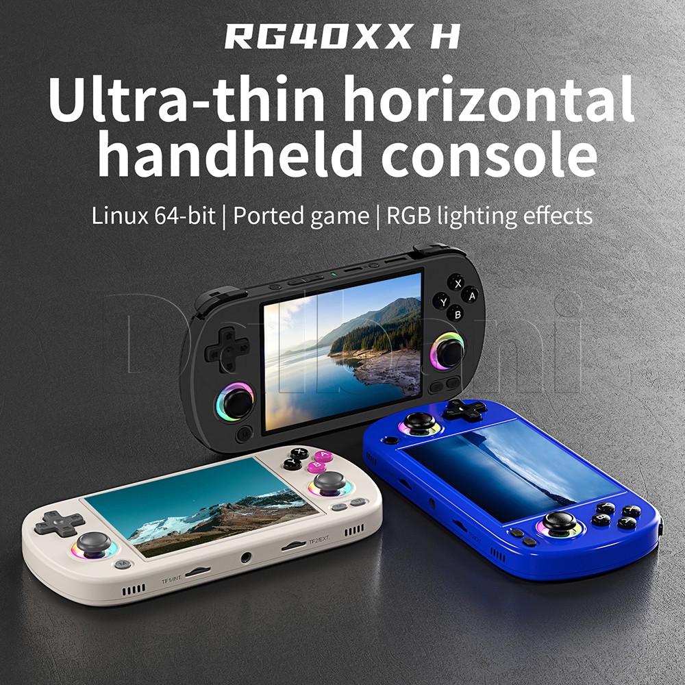RG40XX H Gray Anbernic handheld Game Console 4.0-inch IPS Screen 64G 5K+ Games