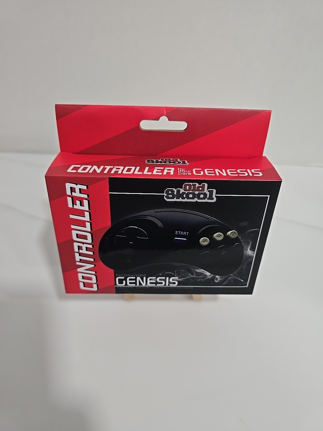 Sega Genesis II Console Model 1631 + 2 Controllers & 6-Pak Game Cartridge TESTED