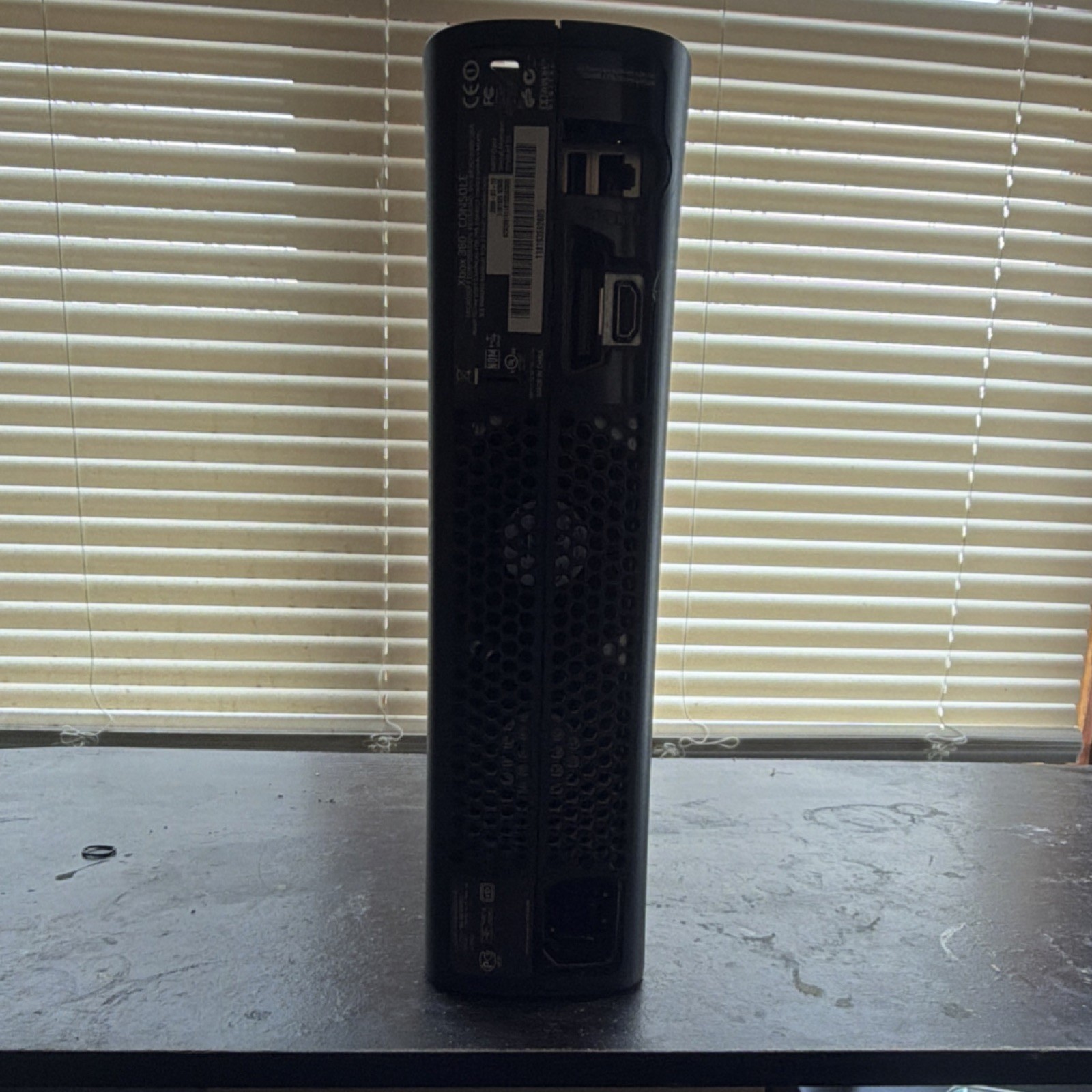 Microsoft Xbox 360 Elite Black Console Wi-Fi HDMI Ethernet Component RCA