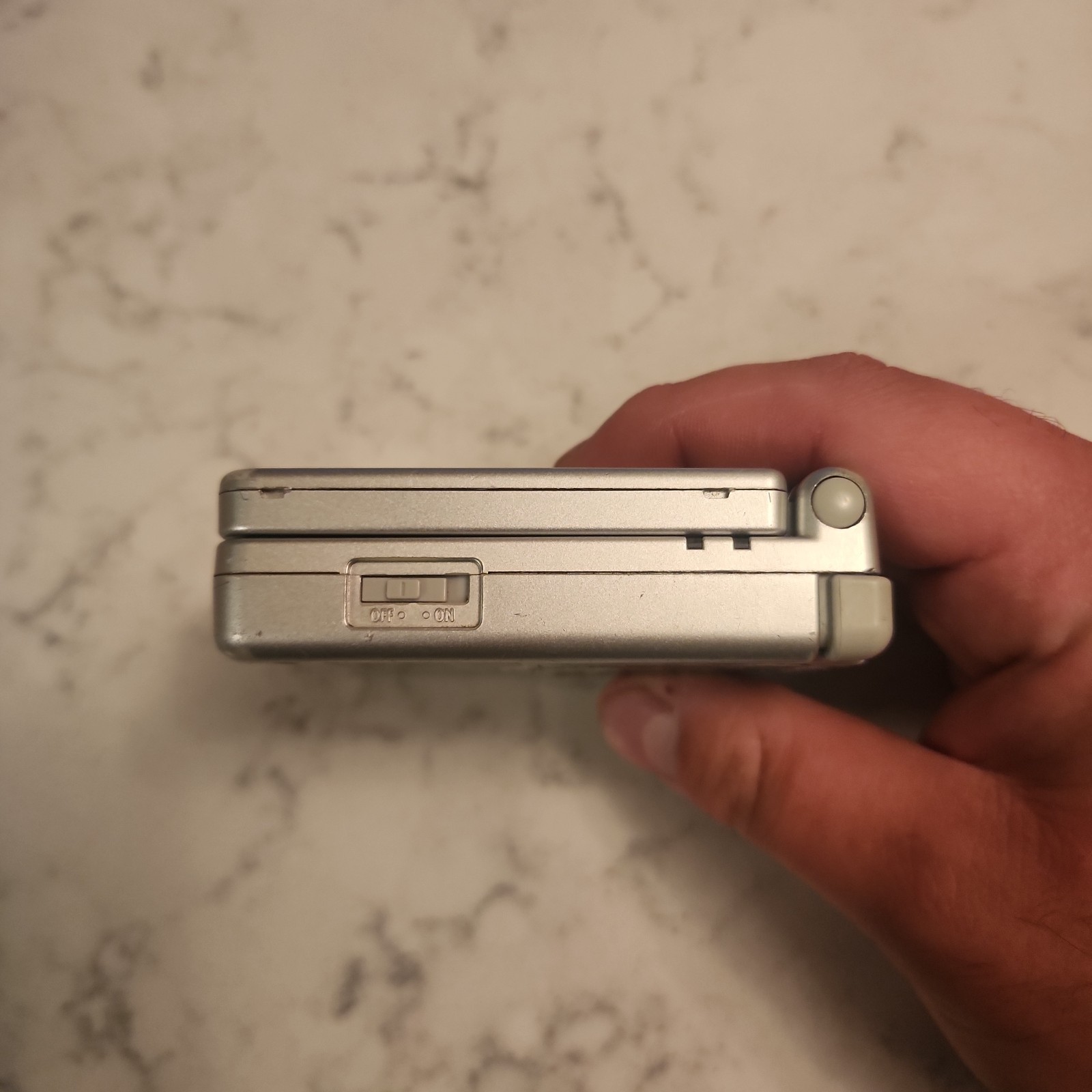 Game Boy Advance GBA SP AGS 001 Handheld System – Silver – Tested/Works