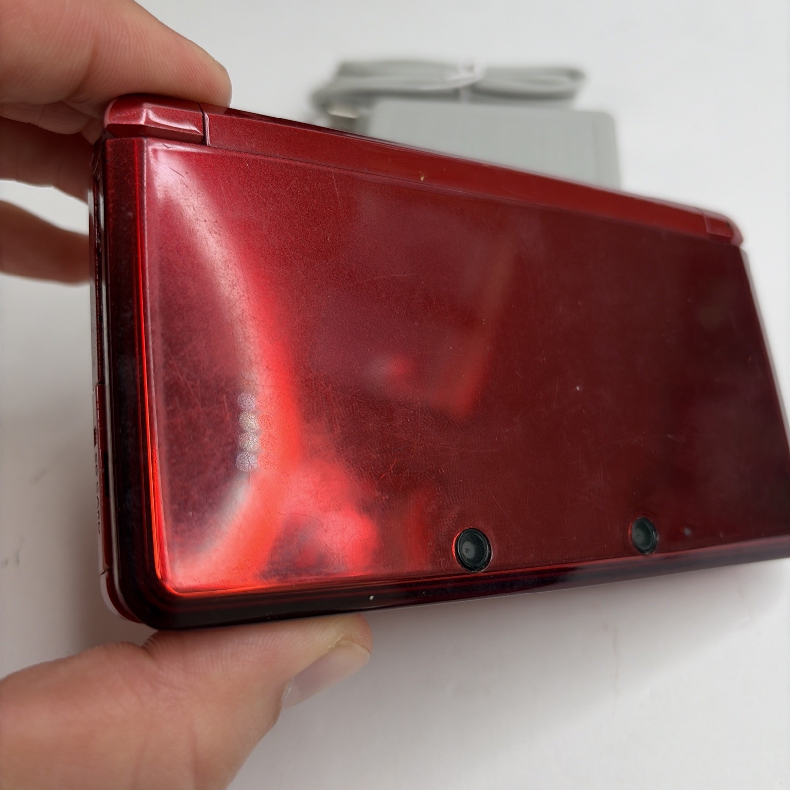 Nintendo 3DS System – Red Region USA, Charger US Model