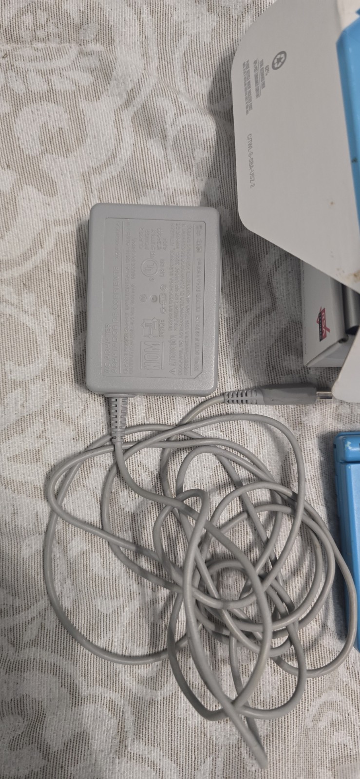 Nintendo DSi Teal Blue Complete Cib Plus Protector And Car Charger
