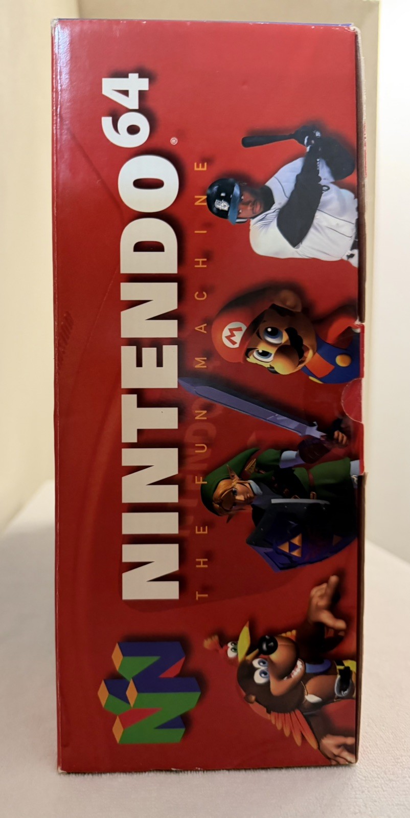 Nintendo 64 N64 Atomic Purple Vintage Video Game Console New, sealed collectable