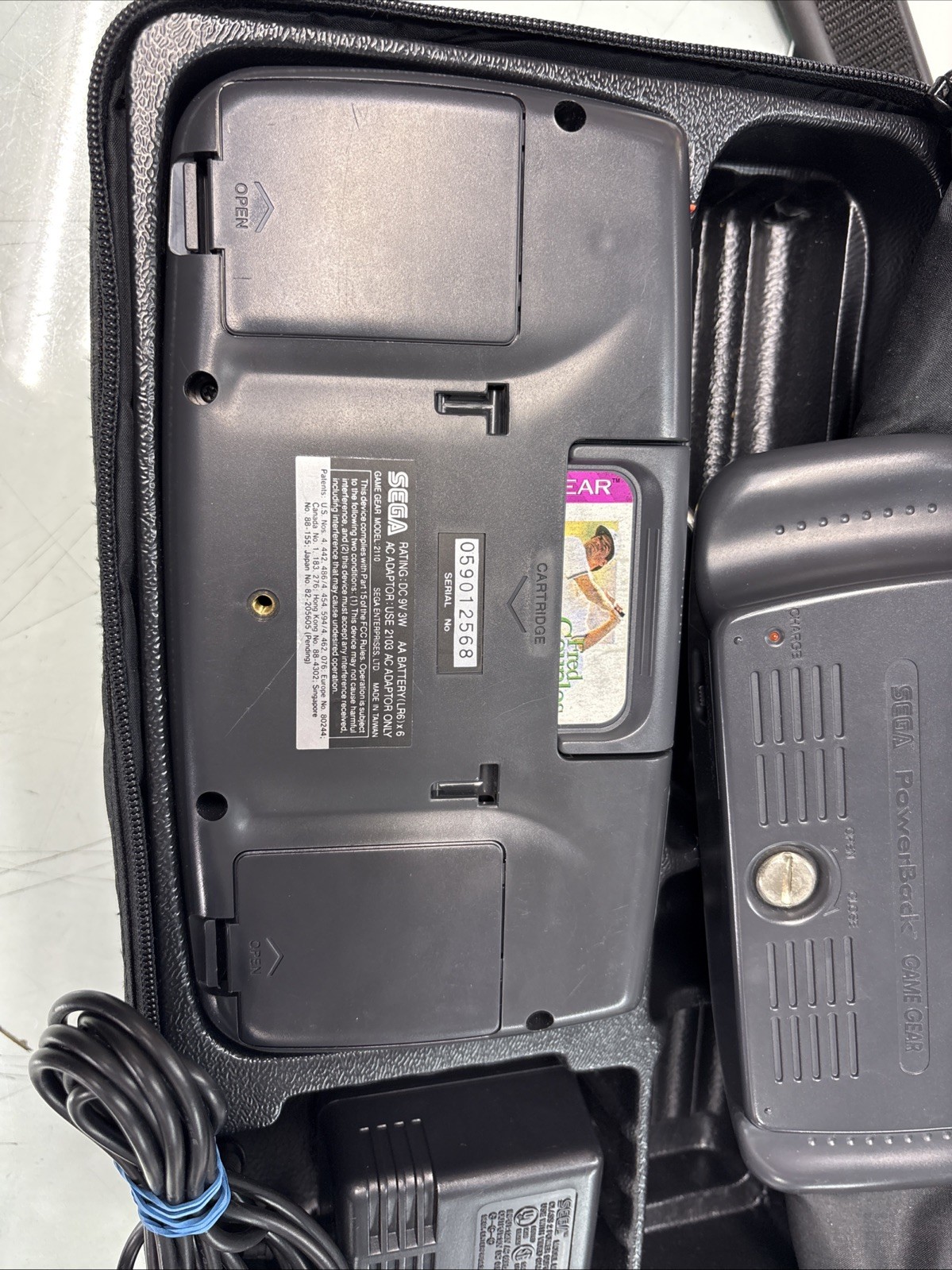 SEGA Game Gear Console with Games and Accessories – Tested and Working
