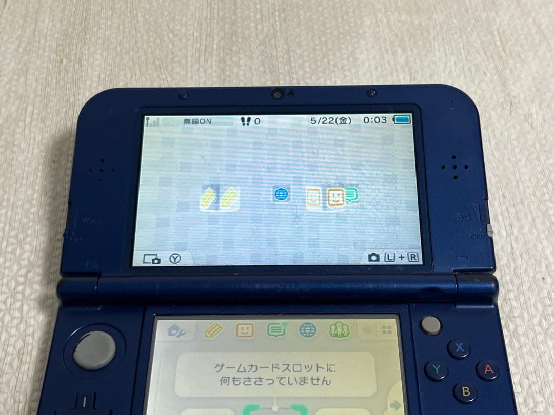 Nintendo New 3DS LL XL Metallic Blue IPS Upper Screen Japan NTSC-J Only 0176