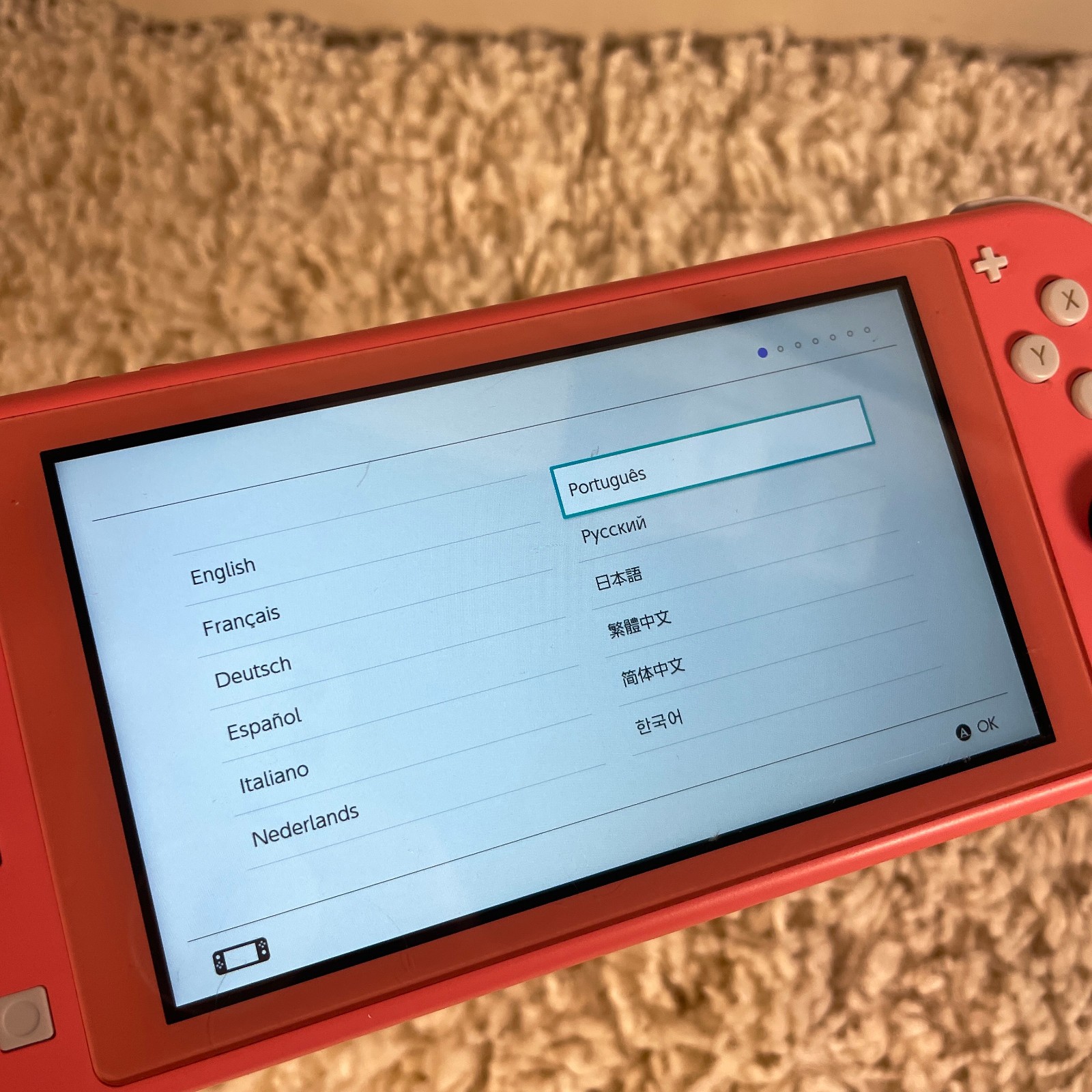 Nintendo Switch Lite Coral Pink Console Handheld System HDH-001 Tested