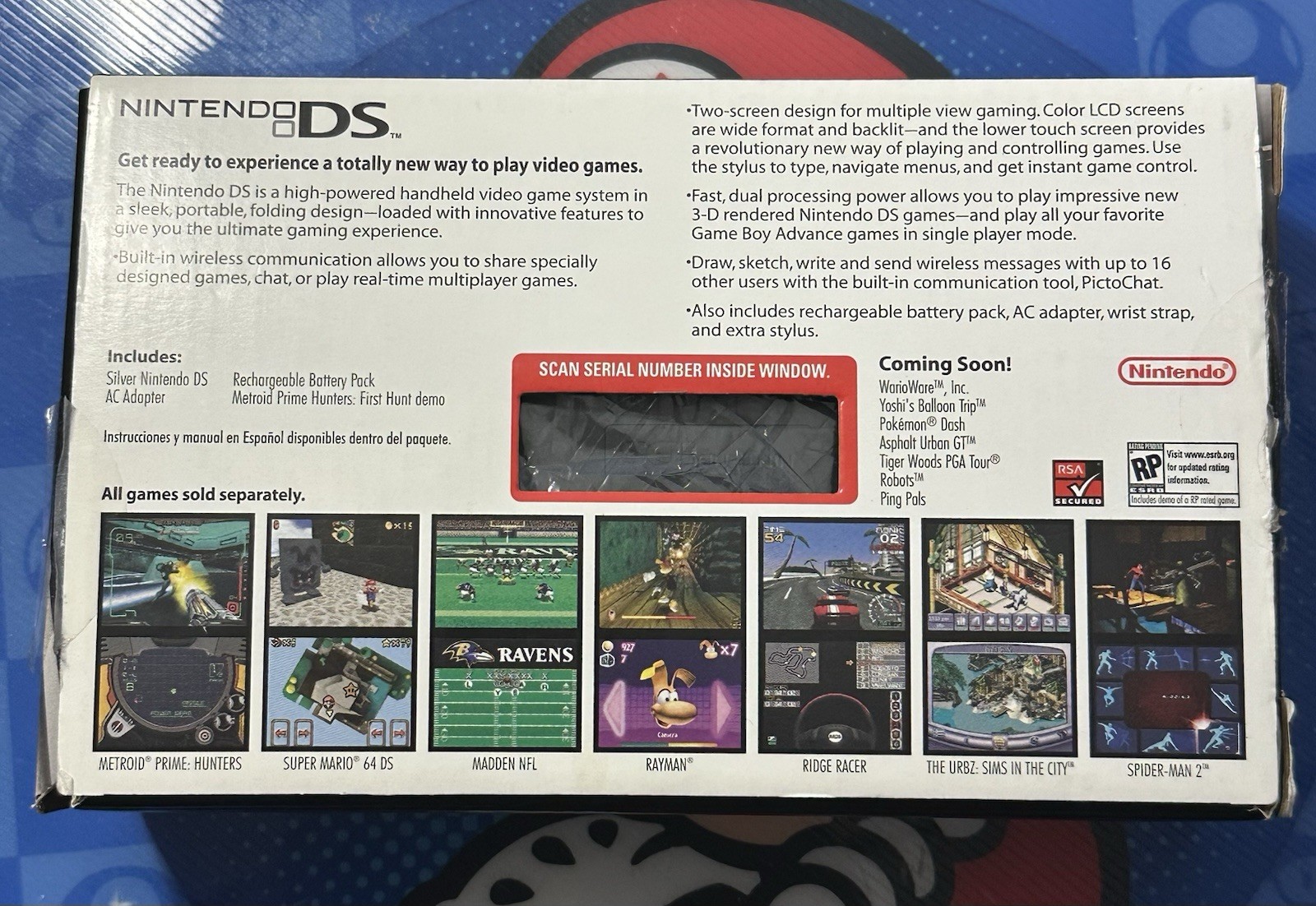 Nintendo DS Console – Metroid Prime Hunters First Hunt Edition In Box