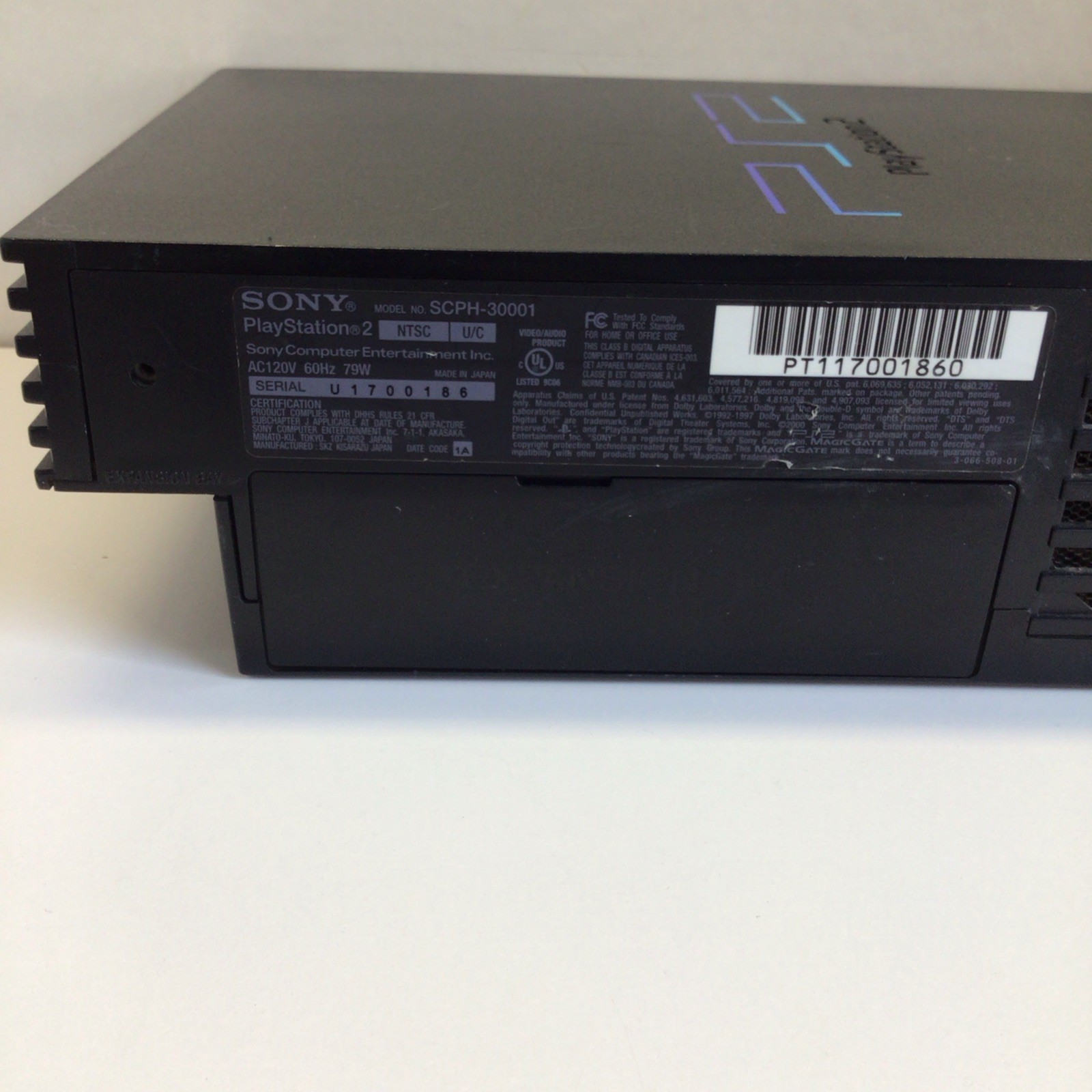 Sony PlayStation 2 PS2 Console SCPH-30001 Black NTSC-U/C MagicGate