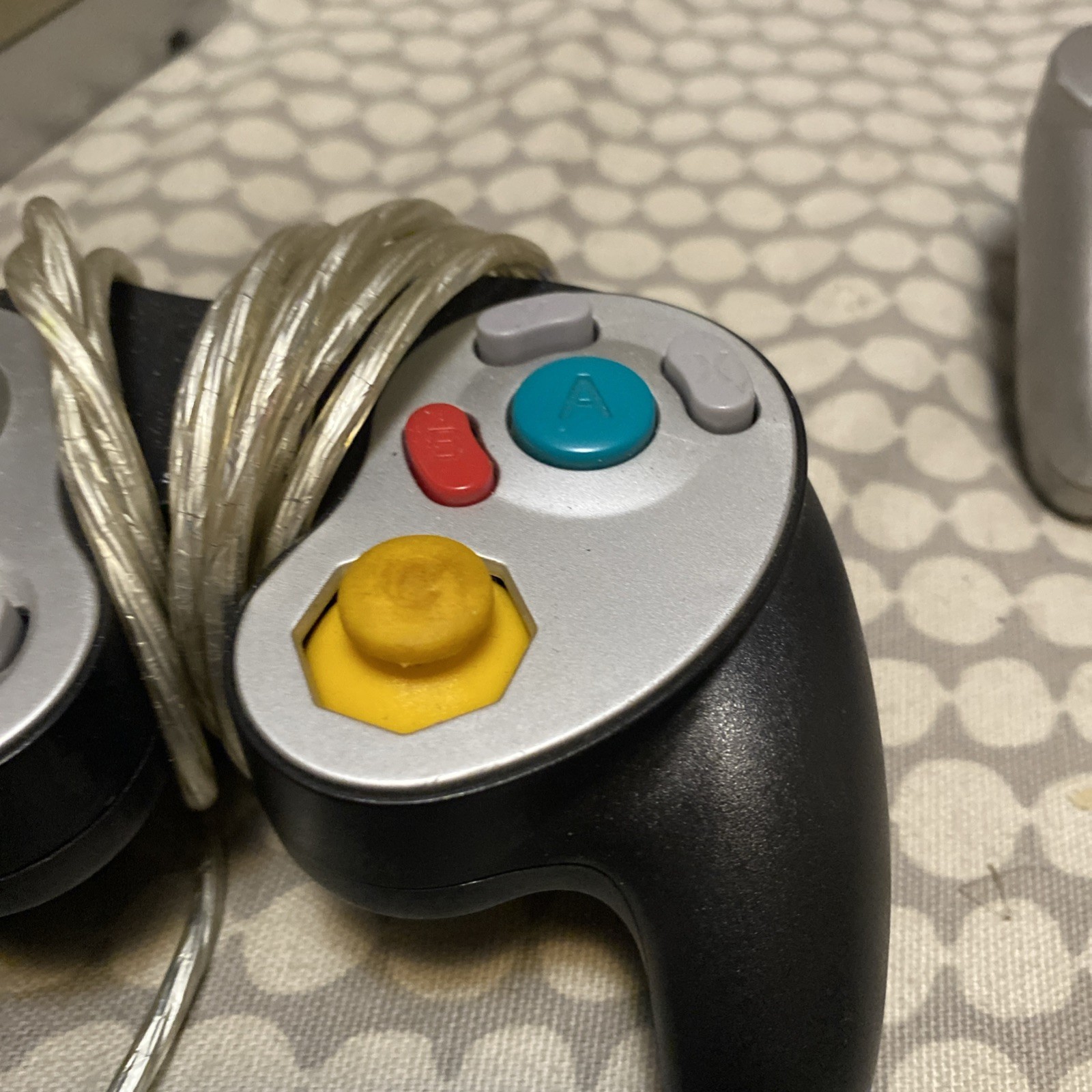 Platinum GameCube Works With Two Controllers Original Cords Tested Read