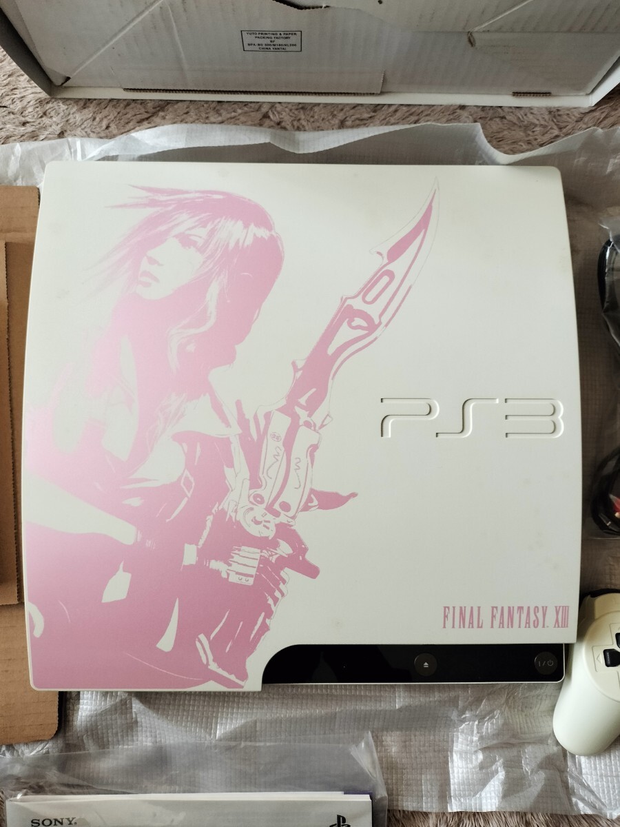 Sony PS3 CEJH-10008 250GB FF XIII Lightning Edition Console Complete