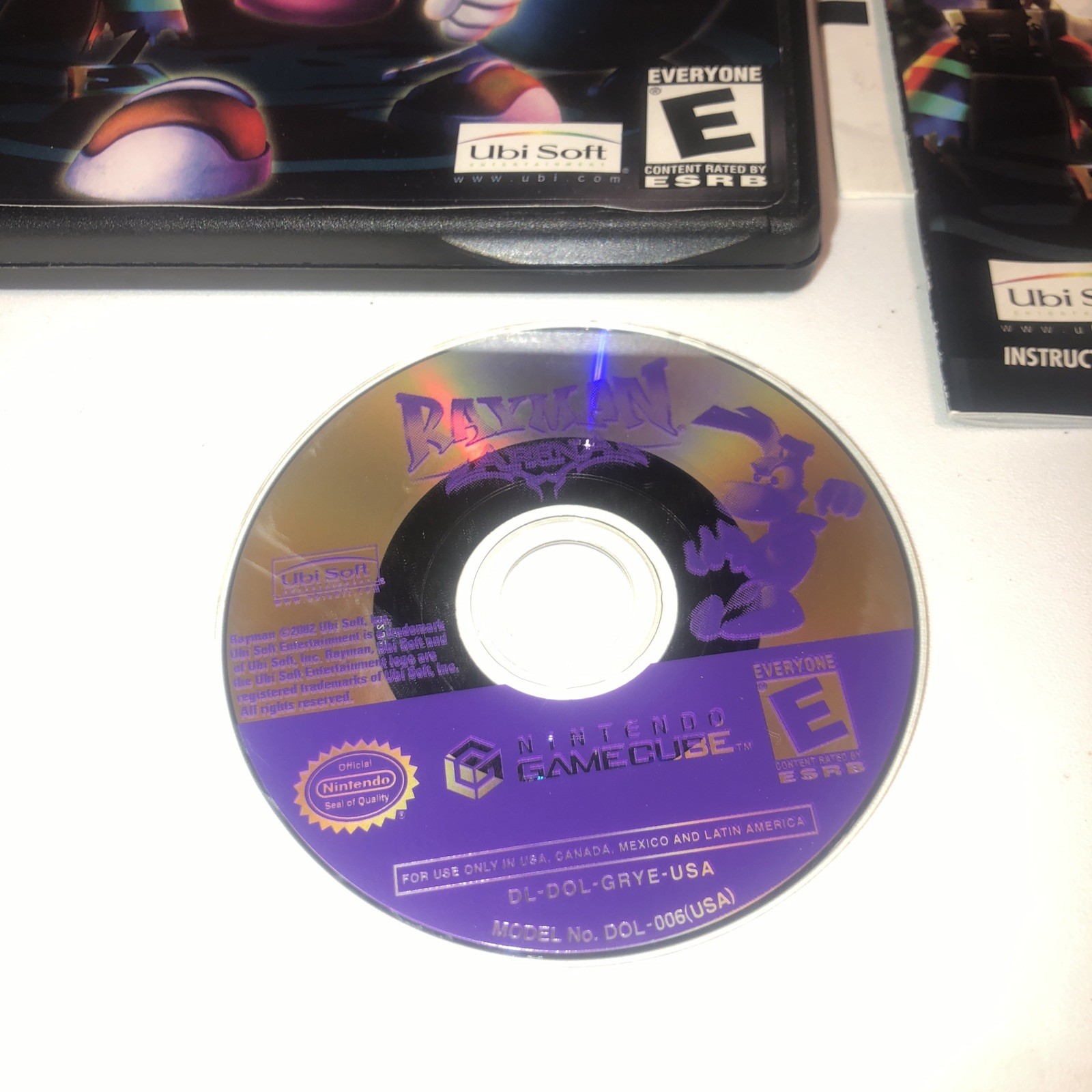 Rayman Arena (Nintendo GameCube, 2002) CIB With Manual