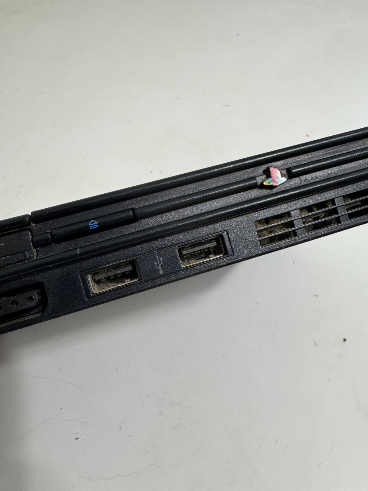PlayStation 2 Slim SCPH-70012 Console Untested No Pwr Crd 2 Controllers (e31)