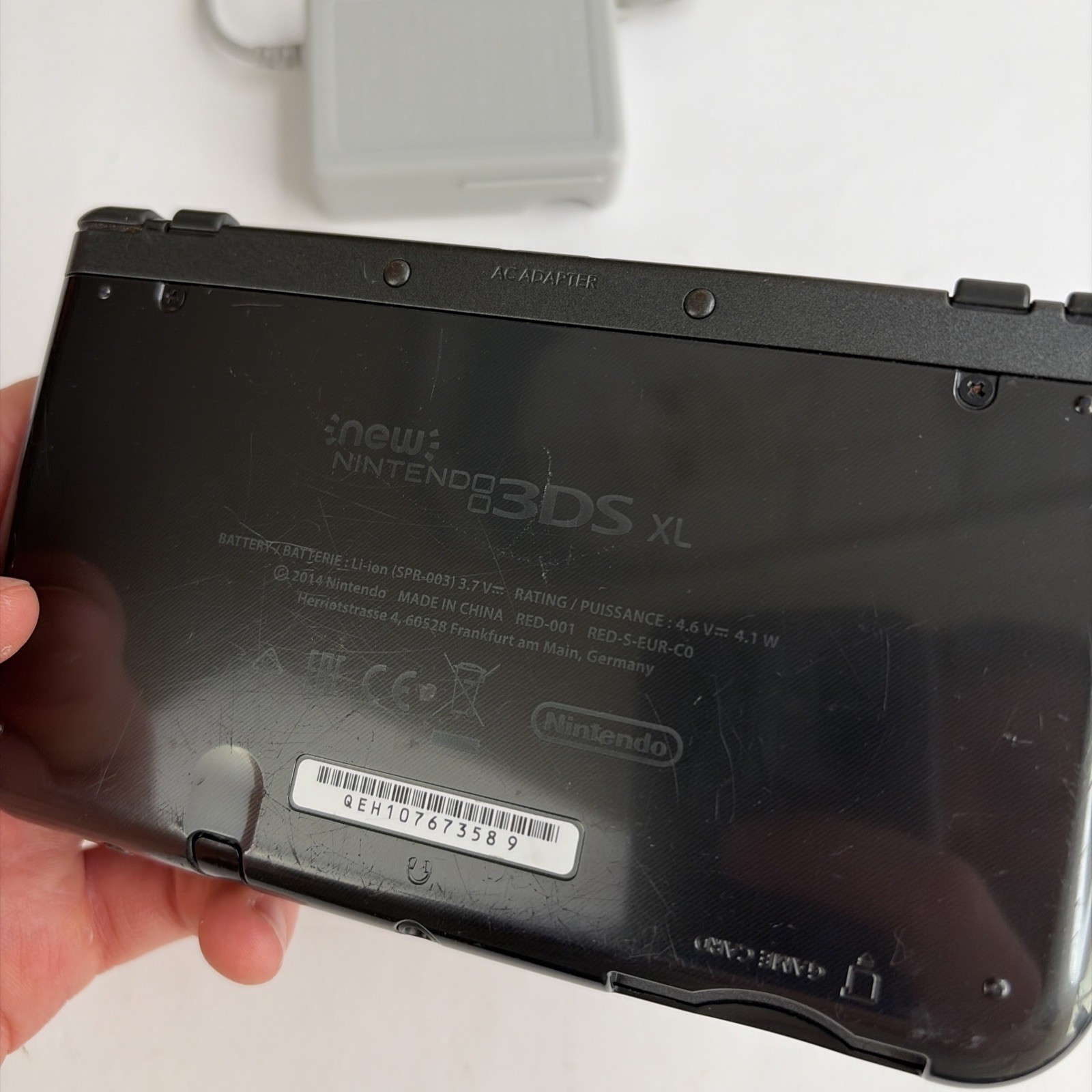 New Nintendo 3DS XL Gray Black Console, Charger Stylus US Version