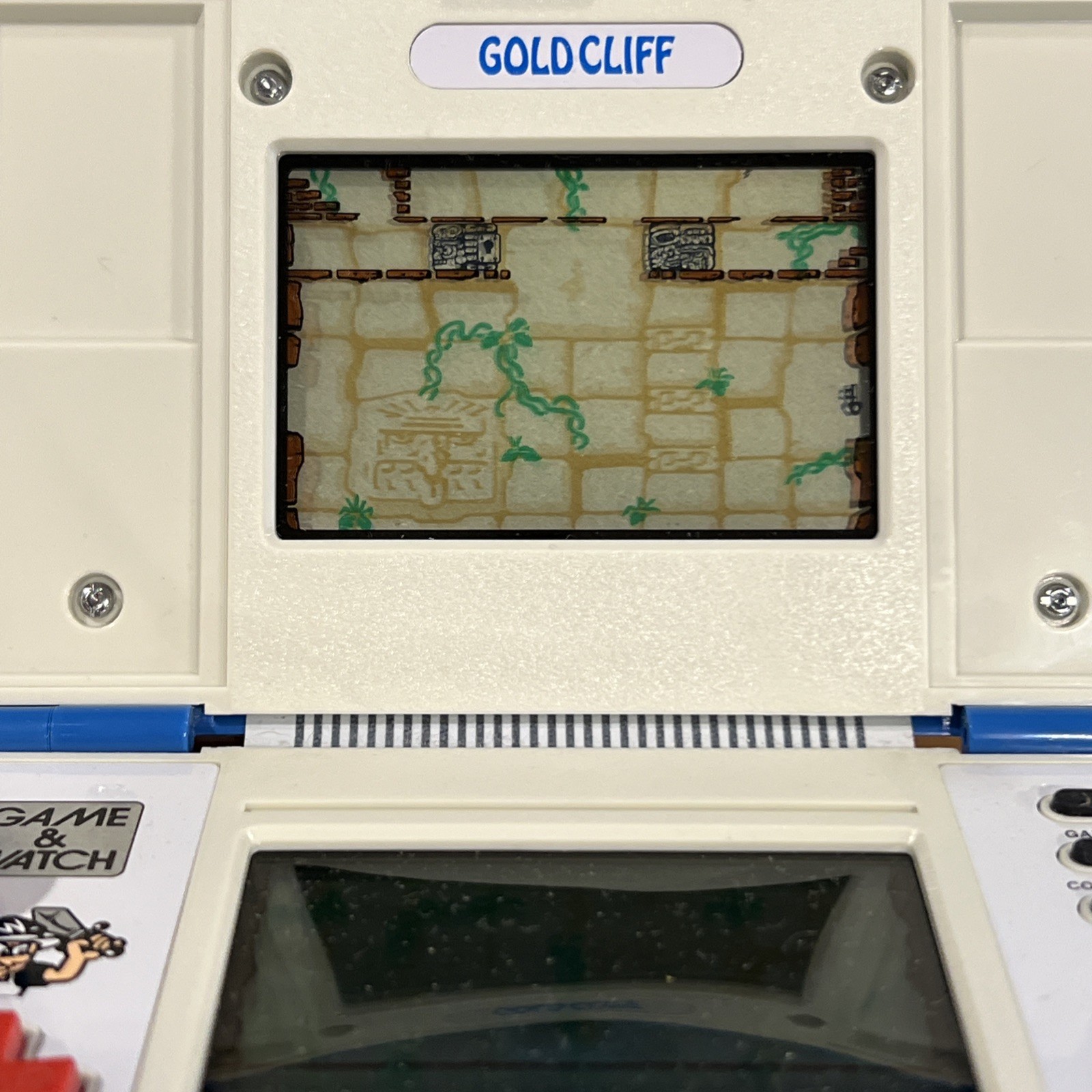 Nintendo Game & Watch Gold Cliff MV64 Vintage 1988 Made In Japan