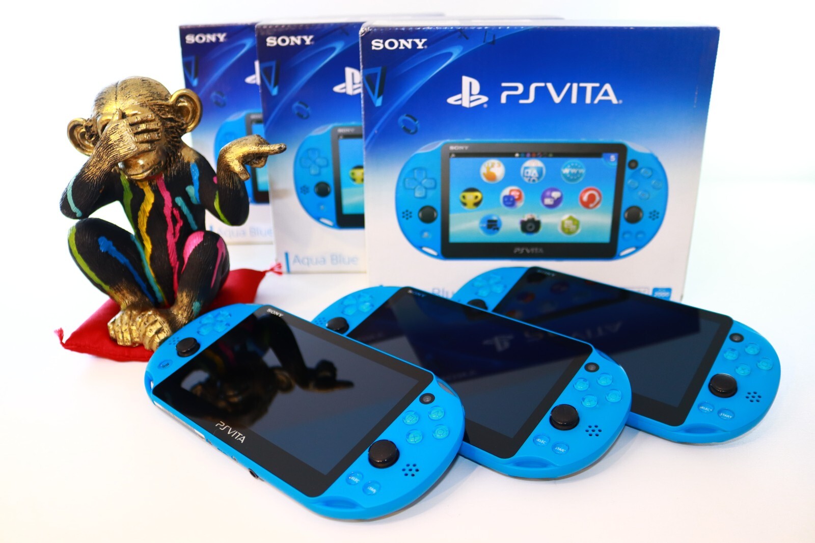 SONY PS Vita PCH-2000 Blue Console Only W/Box Select 3Rank【1Day Shipping】