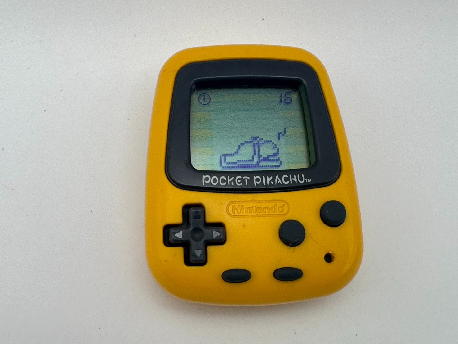 Nintendo Pocket Pikachu Yellow Pedometer Virtual Pet Tested Japan