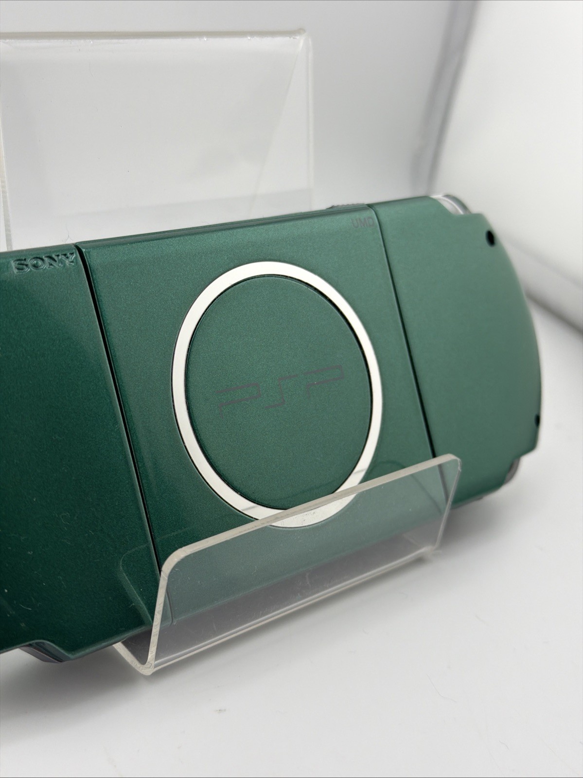 Spirited Green Sony PSP 2000 Console Tested Working 64GB Card, Case, OEM Battery