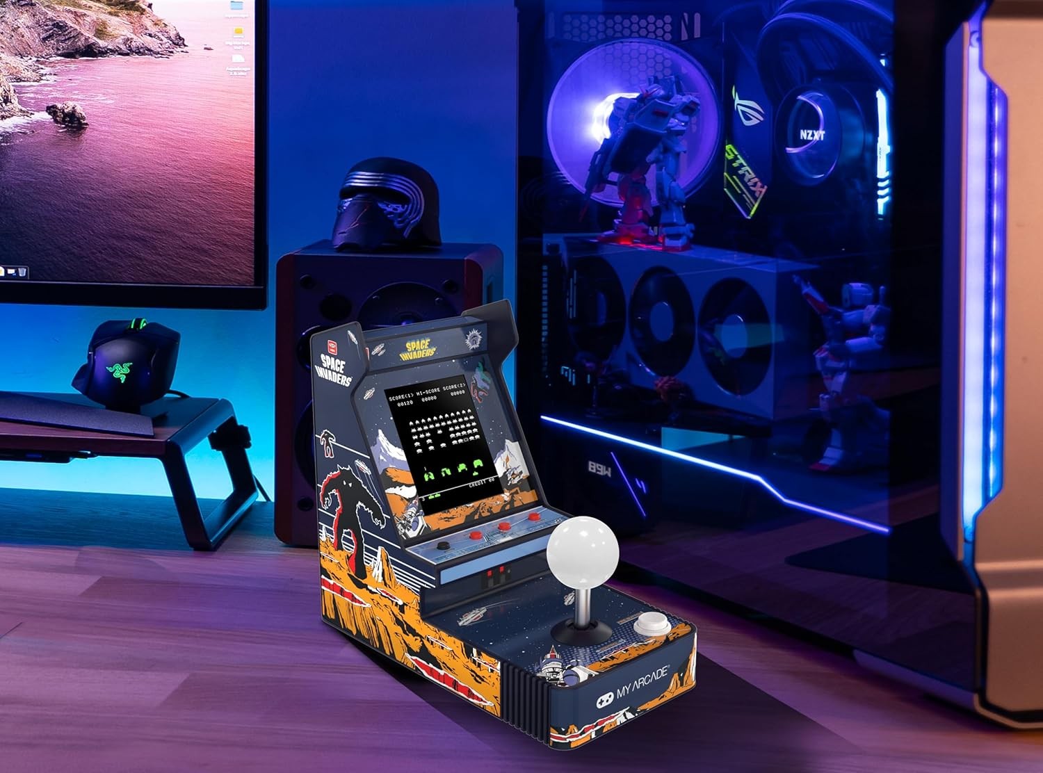 My Arcade Space Invaders Joystick Player: Official 3in1 Retro Gaming Console