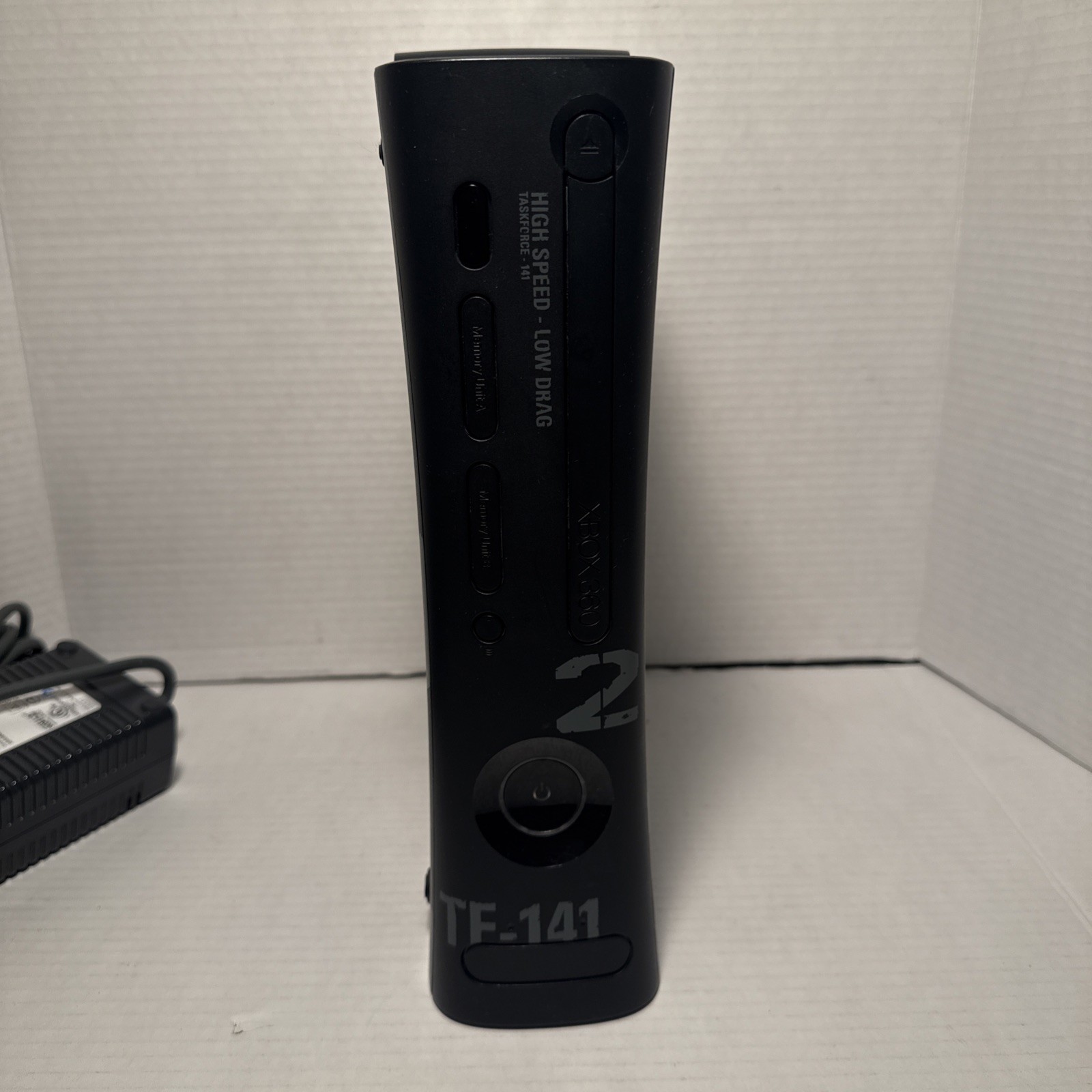 Microsoft Xbox 360 Joint Task Force Edition Black/Gray Console W Cables SEE PICS