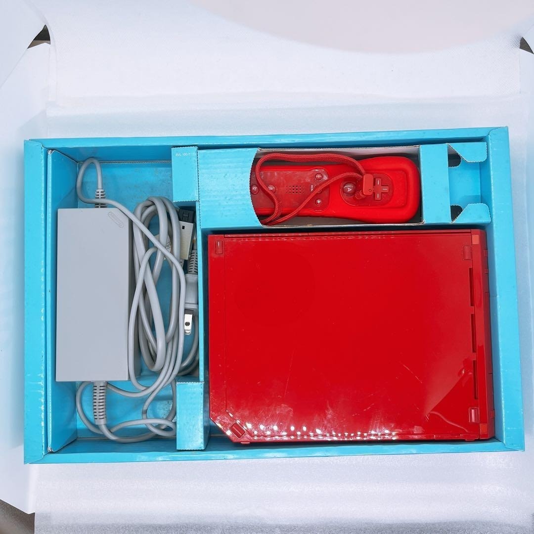 Nintendo Wii Super Mario Brothers 25th Anniversary Red Console From Japan