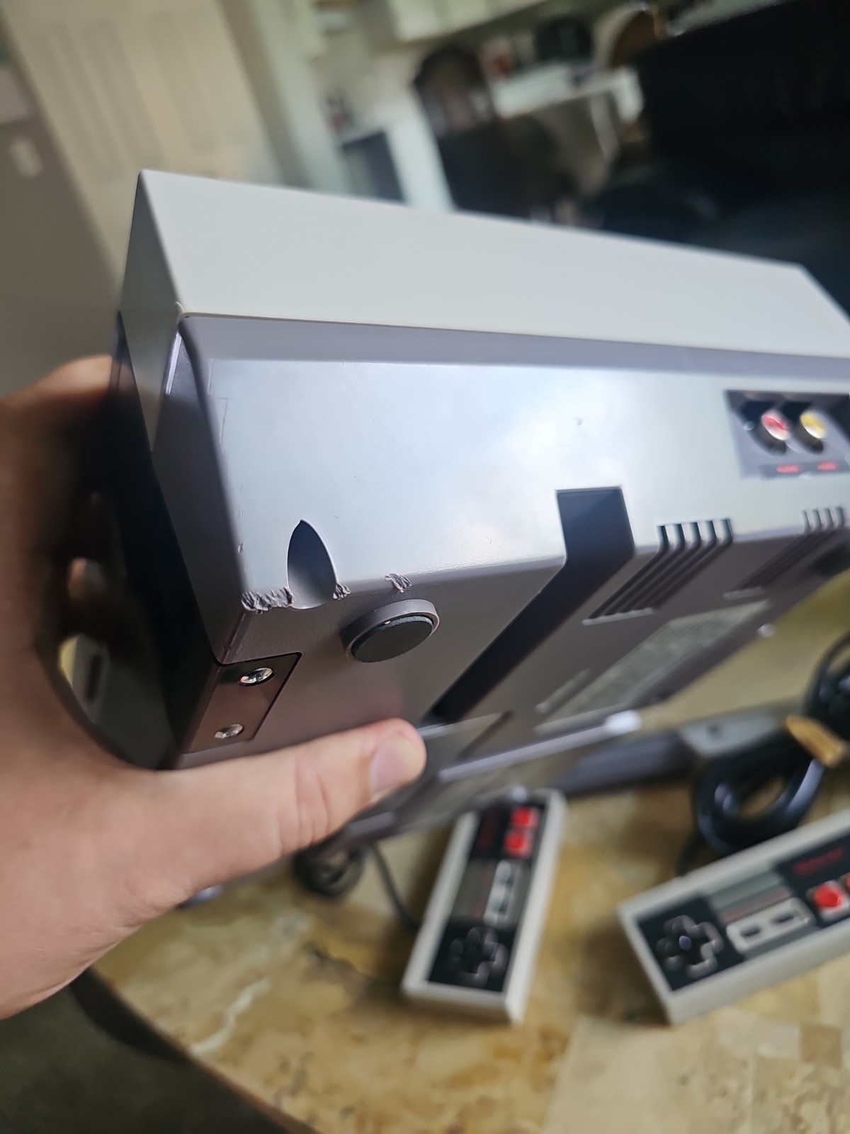 Original Nintendo NES Console Bundel Gun,3 Controllers,15 Games Tested Works