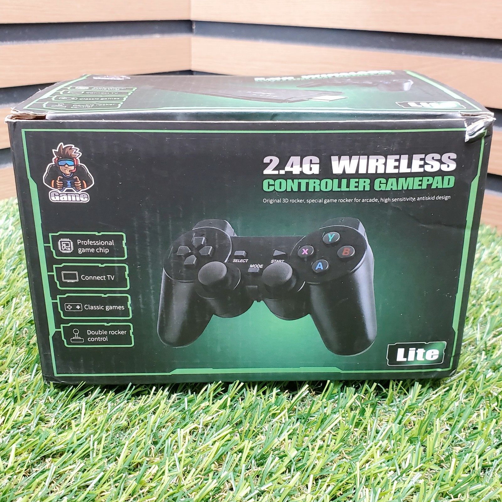 4K Game Stick Lite Console w/ 2 Wireless Controllers 2.4G HDMI Retro