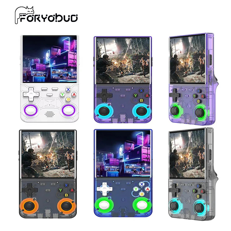 R36 Ultra Console Portable Retro Game 4‘’ IPS Screen Handheld Game Players Emula