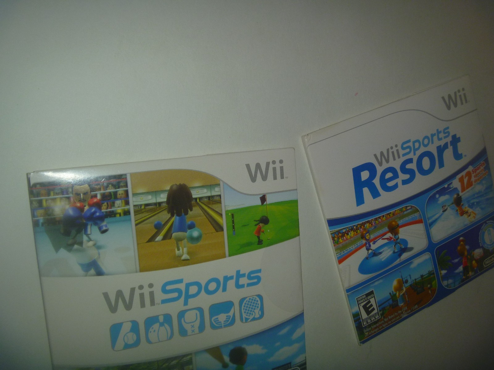 Wii Sports (2006) & Resort (2009) Nintendo Wii Brand New Sealed 2 Game Set Lot
