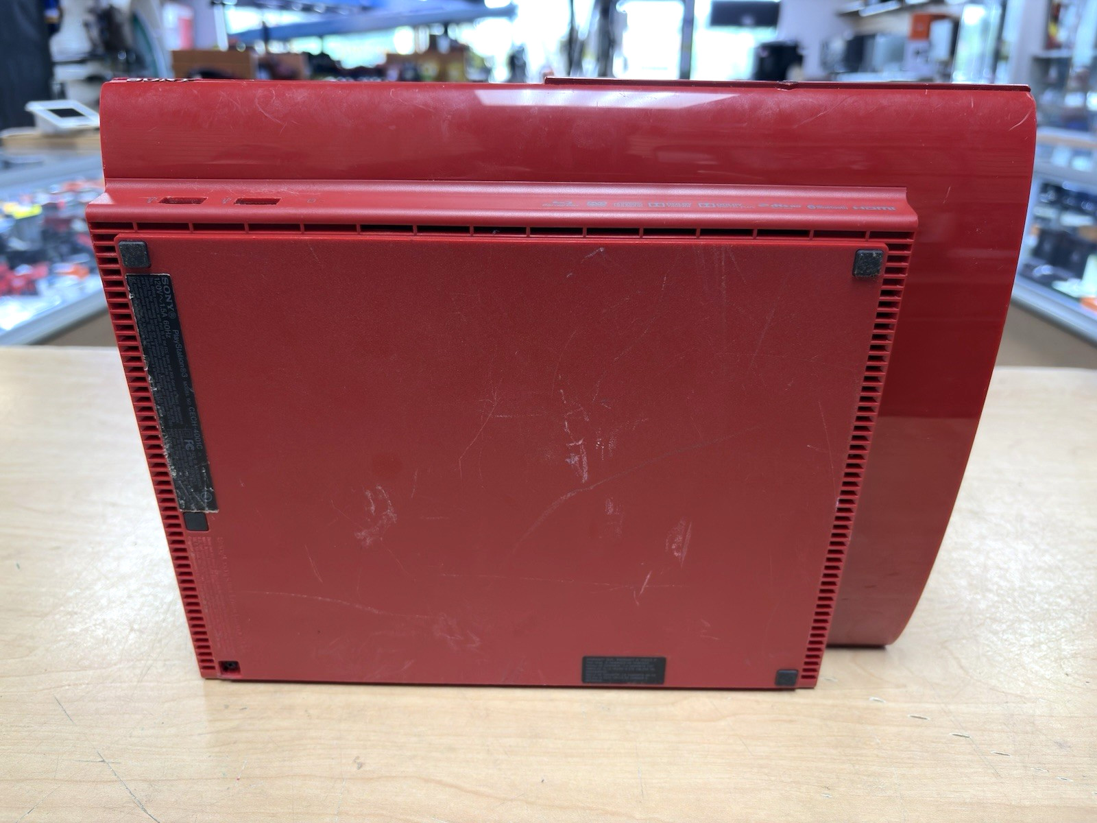 Sony PlayStation 3 (PS3) Slim Red Home Gaming Console *Pre Owned* FREE SHIPPING