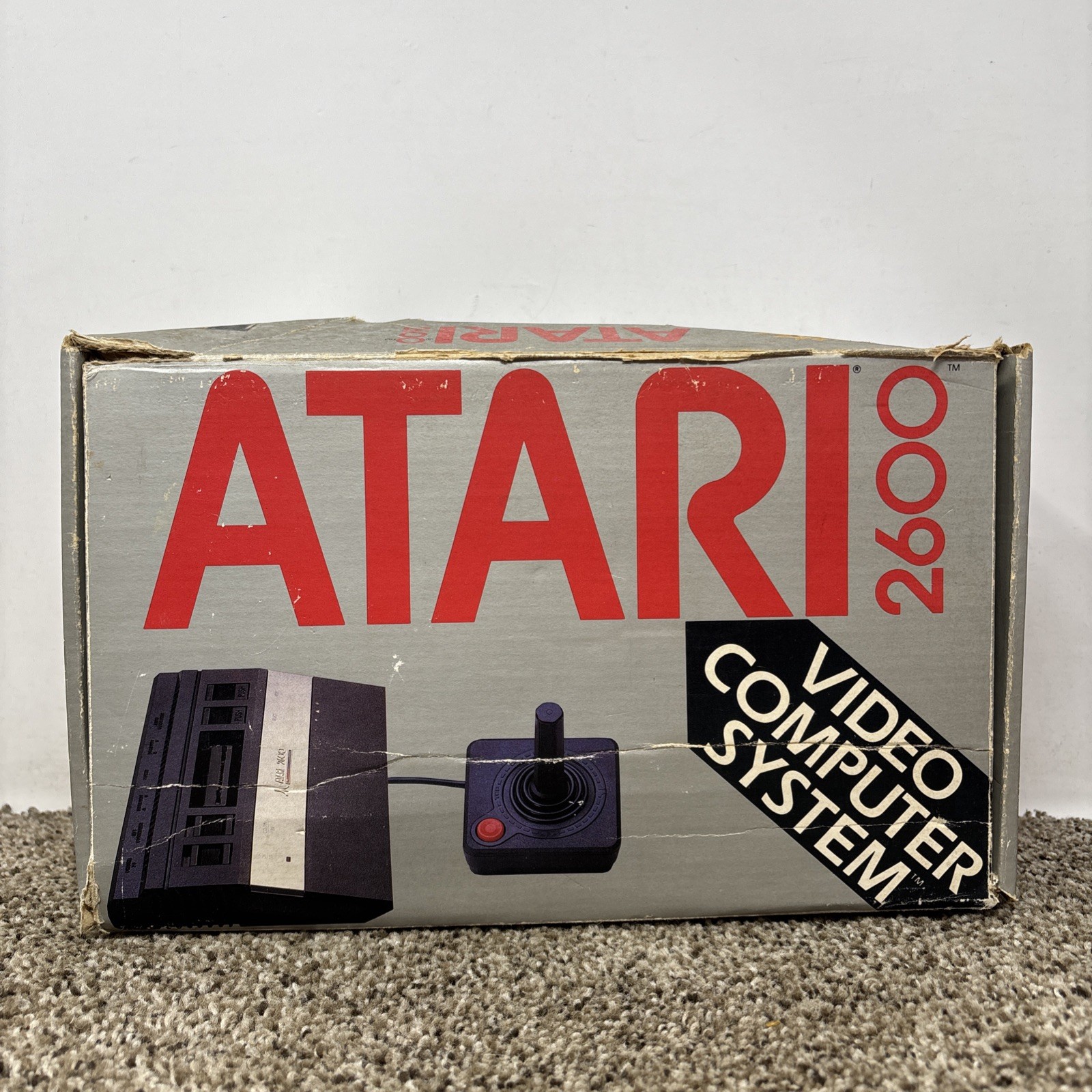 Atari 2600 JR Console In Box Tested With Matching Serial Number Tested READ