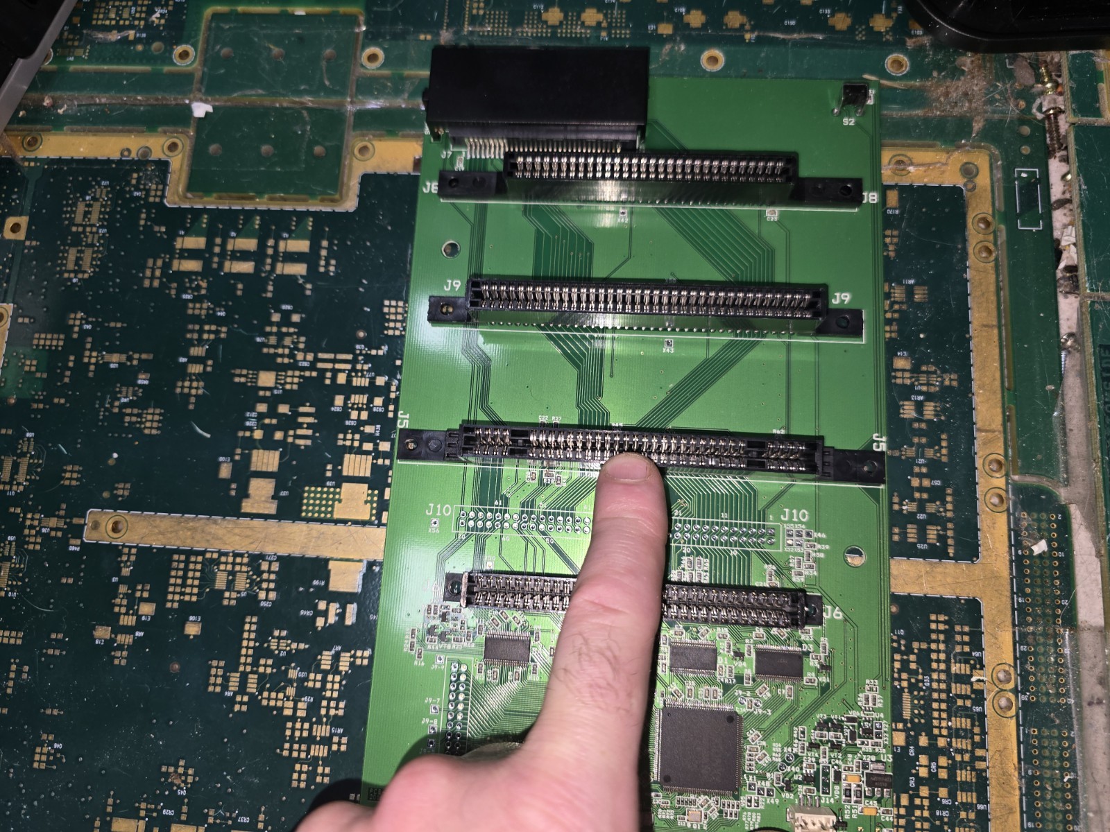 Hyperkin Retron 5 DEFECTIVE DONOR Cartridge Slot Board-Broken Pin/Clip-PARTS