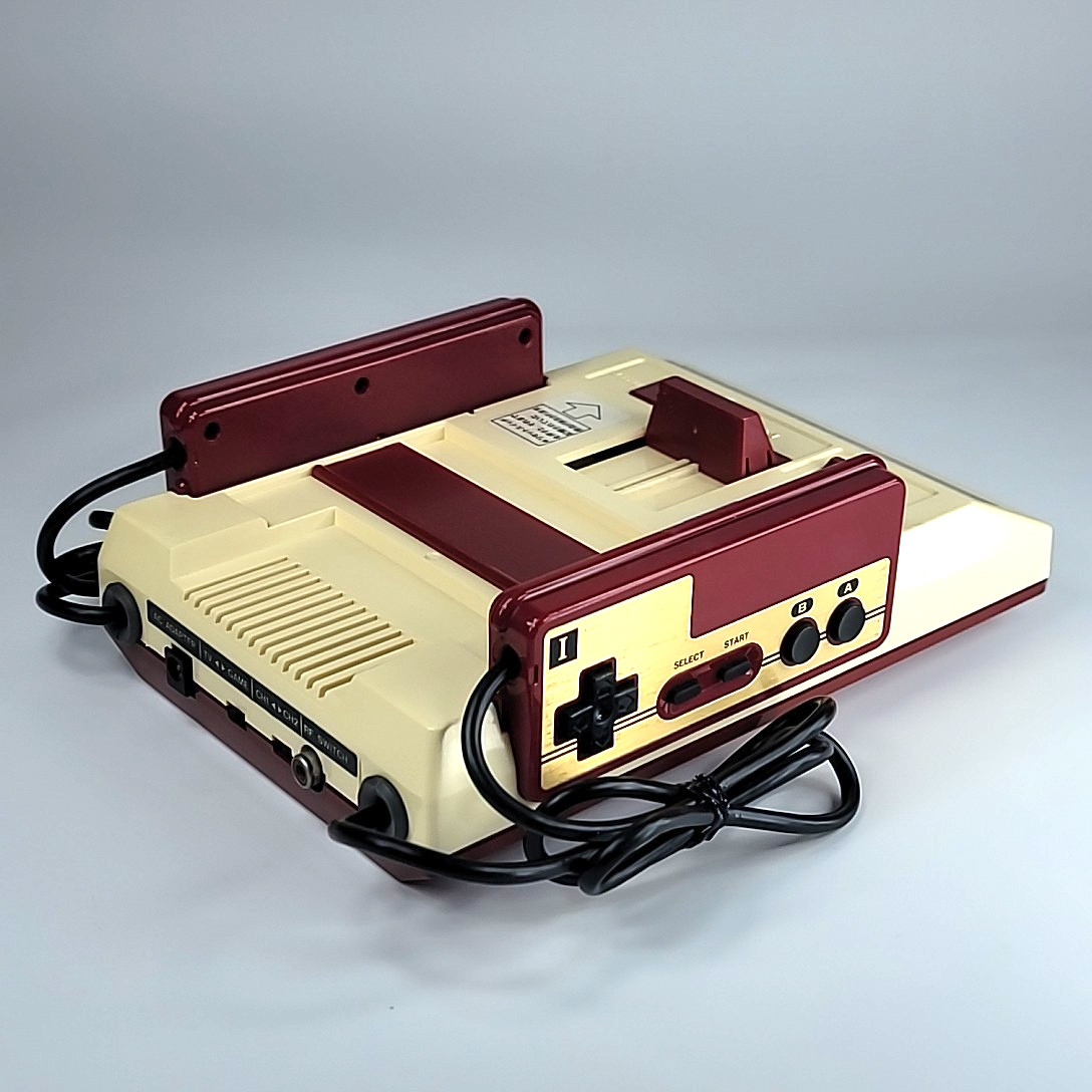 NINTENDO FAMICOM CONSOLE HVC-001 BOX & MANUAL & 1５GAMES From Japan 2407100001
