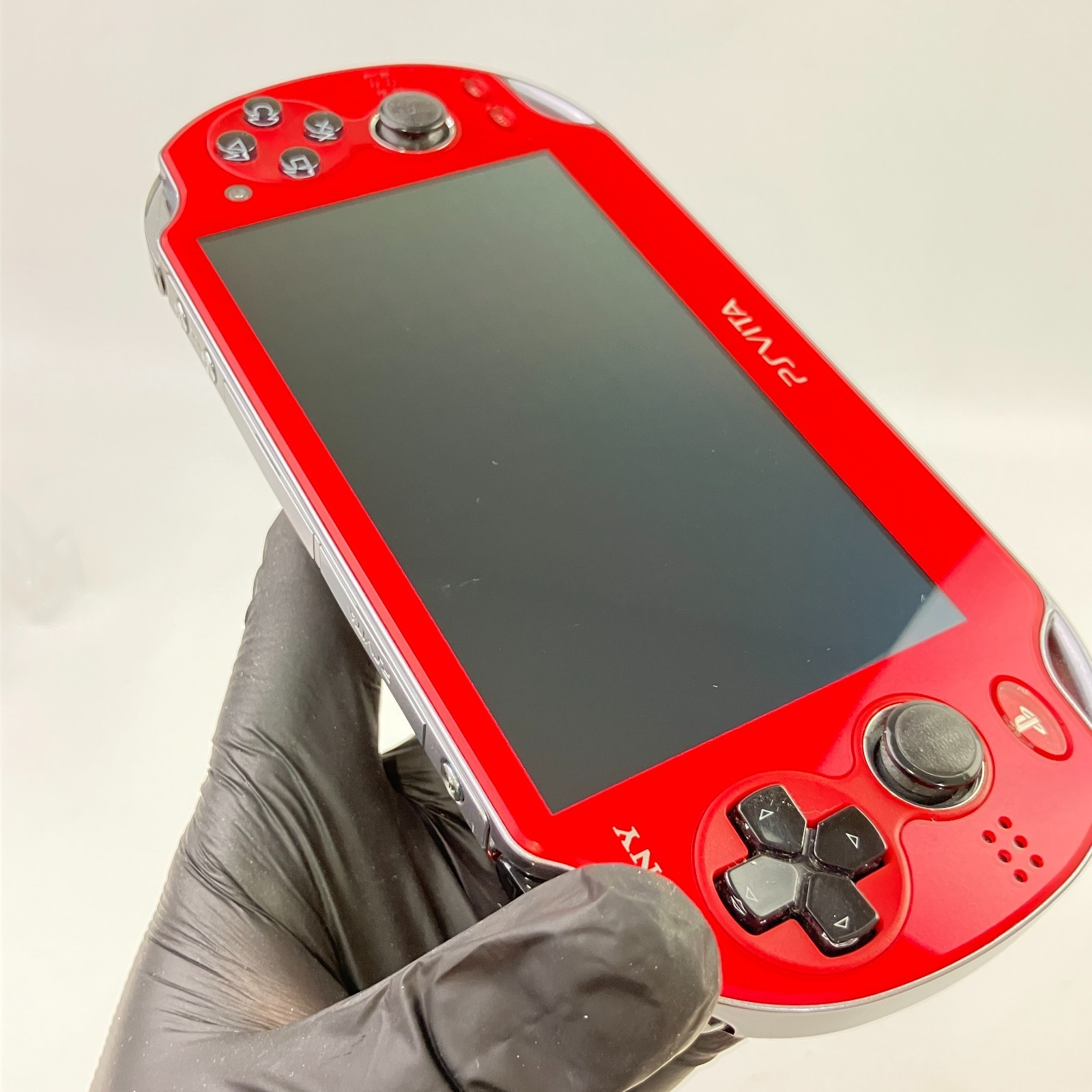 Refurbished PS Vita PCH-1000 Sony PlayStation Cosmic Red Console Only Works Fine