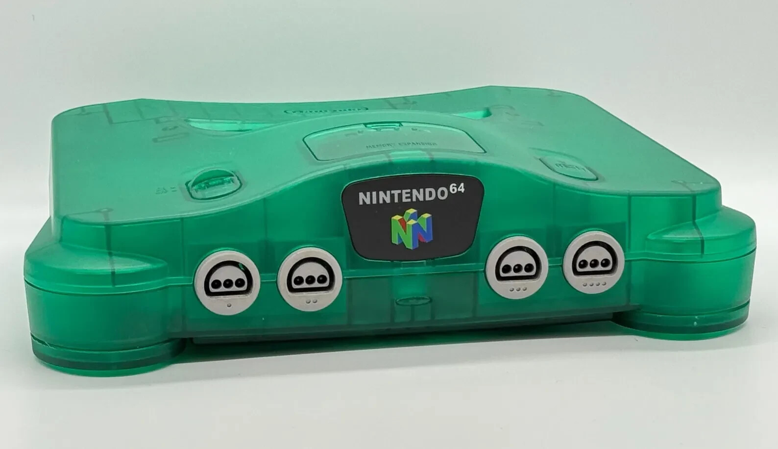 NEW Nintendo 64 N64 Limited Clear Emerald Green Custom Multi-Color LED Rare