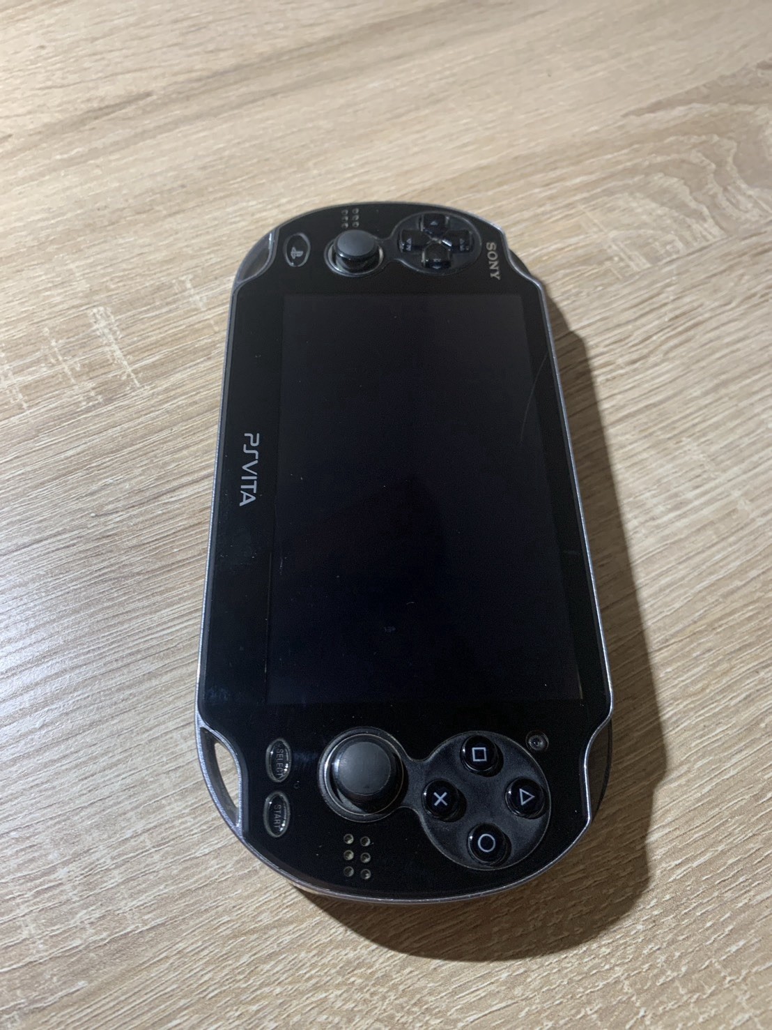 1234 PlayStation PS Vita PCH-1100 Crystal Black Normal TESTED