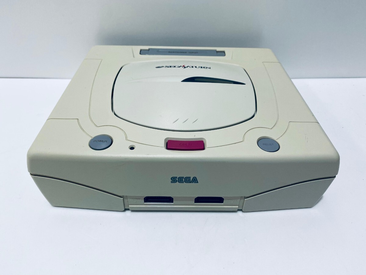 Sega Saturn HST-3220 Console w/ Controller & Game – Tested Working – Rare Retro