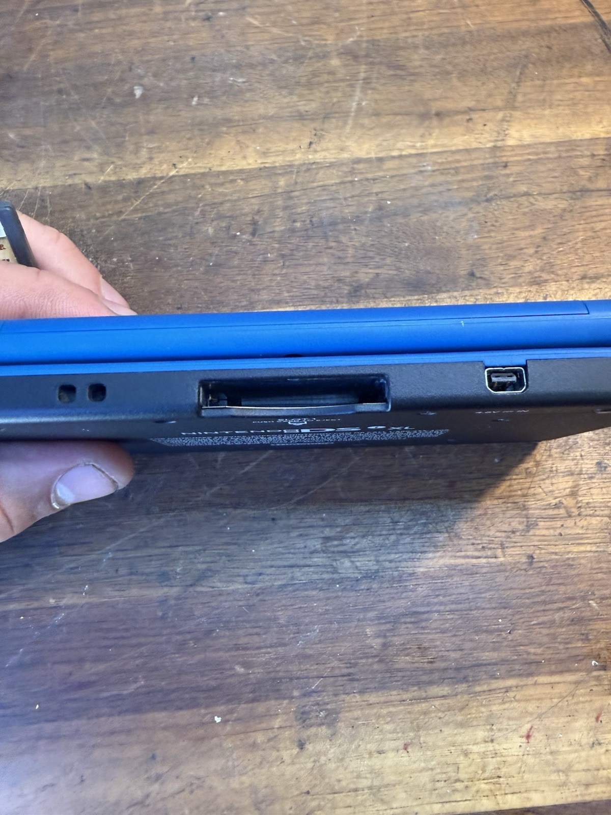 Nintendo DSI XL Midnight Blue Console W/Charger, & Lego Indiana Jones NO STYLUS