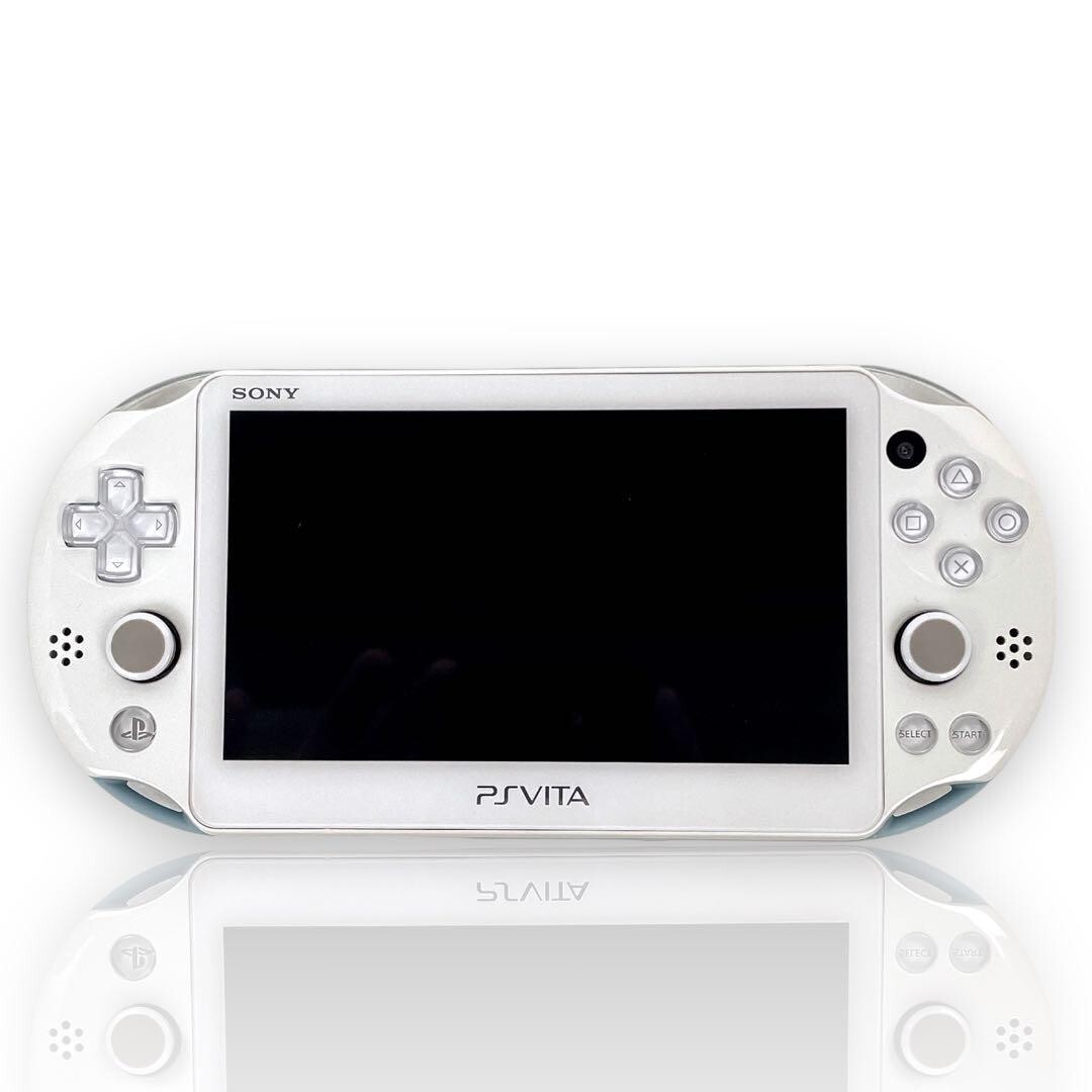 【Unused】SONY PS Vita Light Blue / White PCH-2000 ZA14 Console Wi-Fi model F/S JP