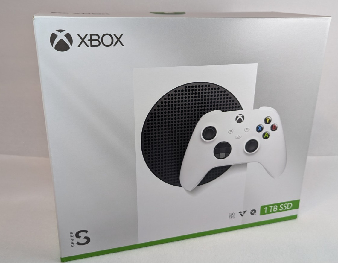 Microsoft Xbox Series S 1TB Video Game Console With Wireless Controller – White