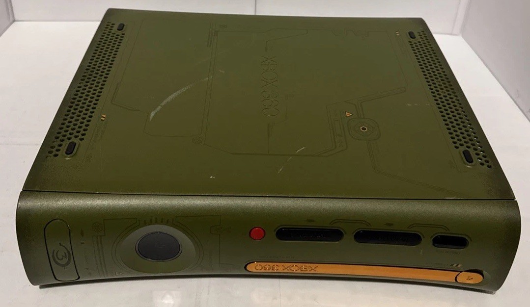 Halo 3 Special Edition Xbox 360 Console Only Falcon MB Serviced Deep Cleaned 👀