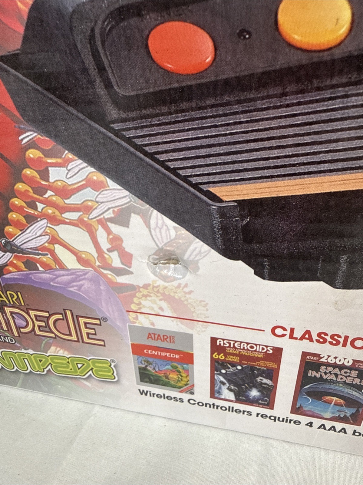 Atari Flashback 6 Classic Game Console 100 Built-In Games with Wireless Controls