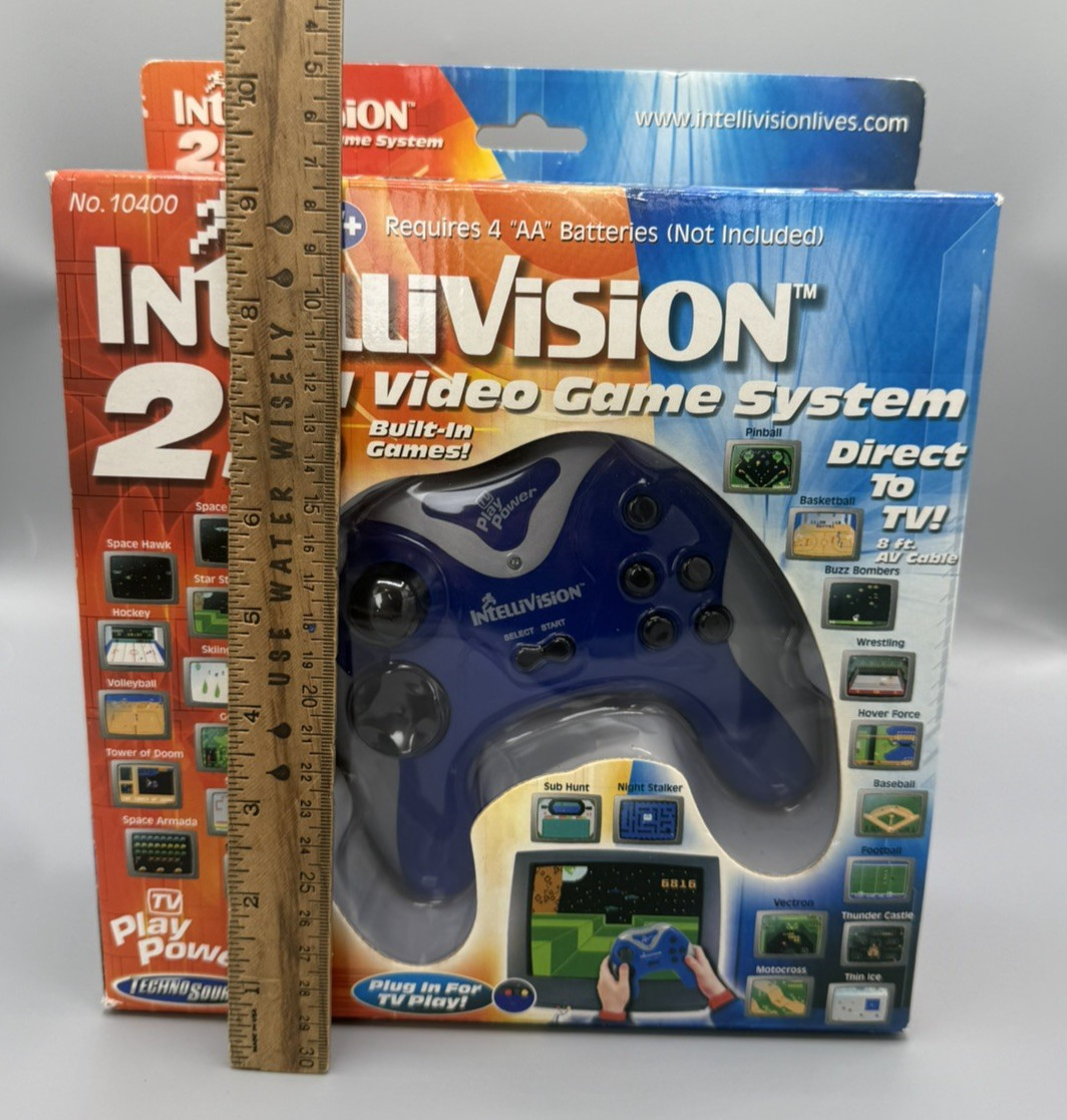 Intellivision 25 in 1 video games system Plug Play tested Space Armada original