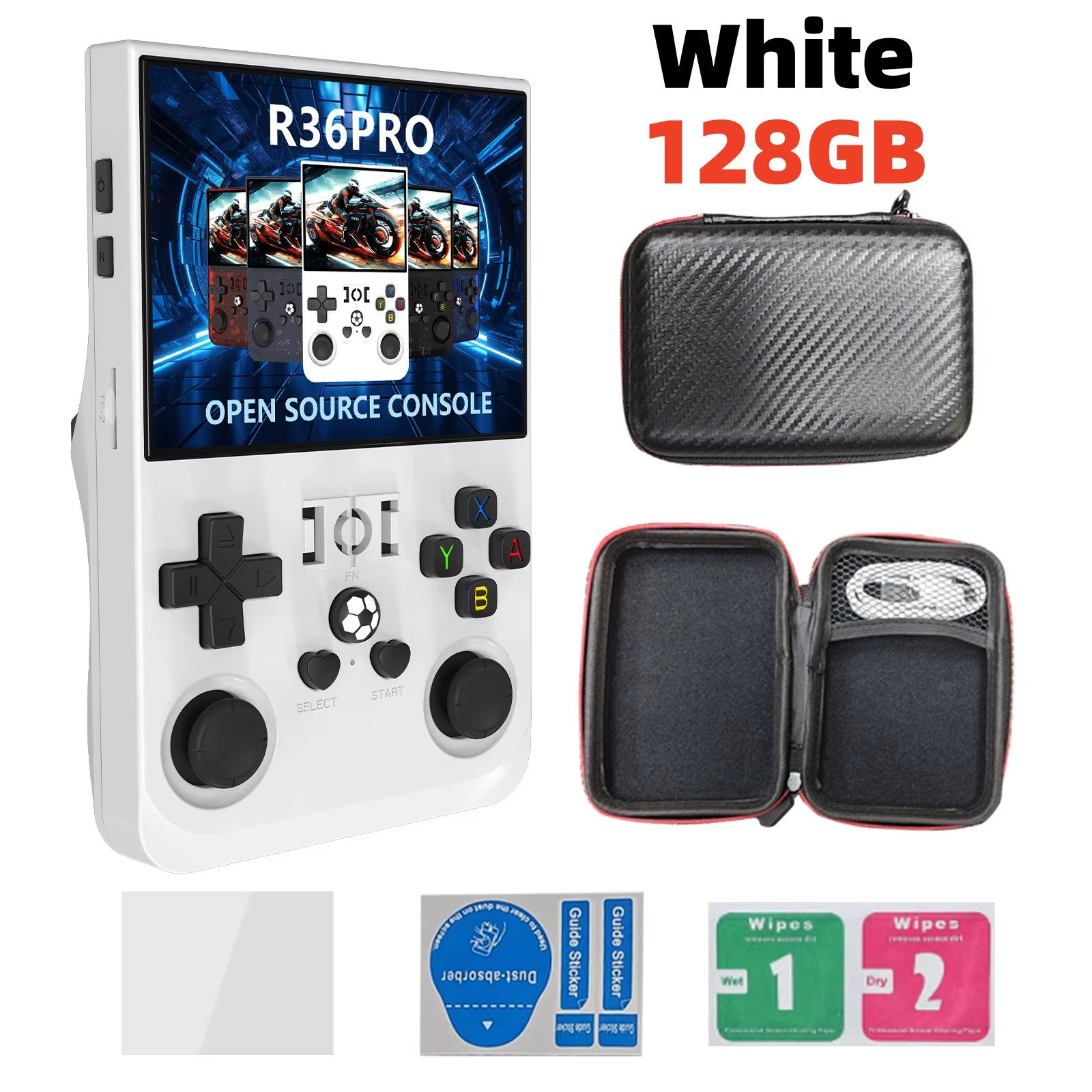 Open Source R36 PRO Retro Handheld Video Game Console Linux System 3.5 Inch IPS