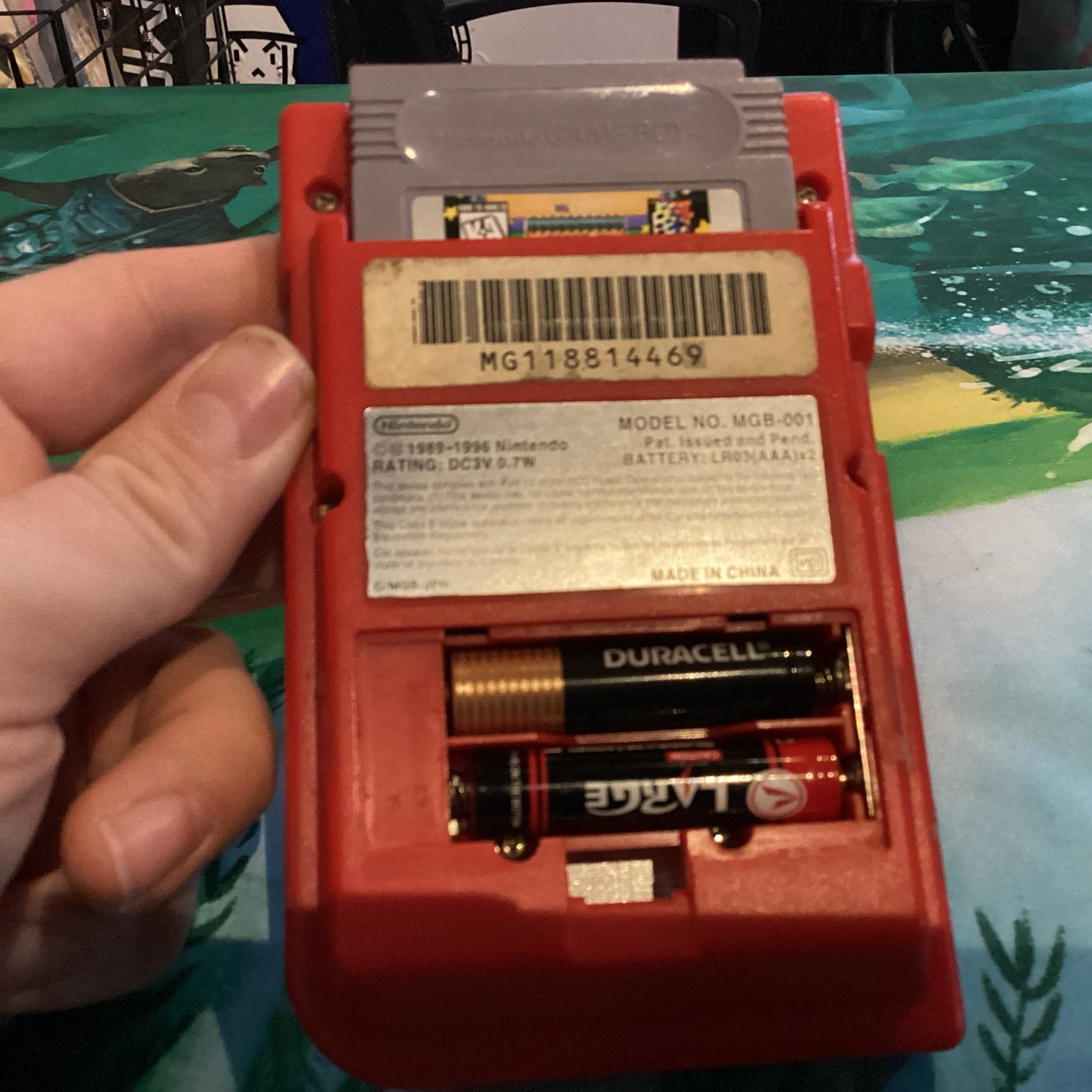 Nintendo Game Boy Pocket – Red With Carry Case Tested Working
