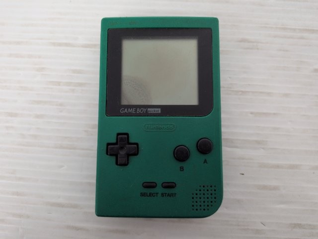 AS IS-Game Boy Pocket Console (MGB-001 / Green) GameBoy JP GAME. 9000025618892