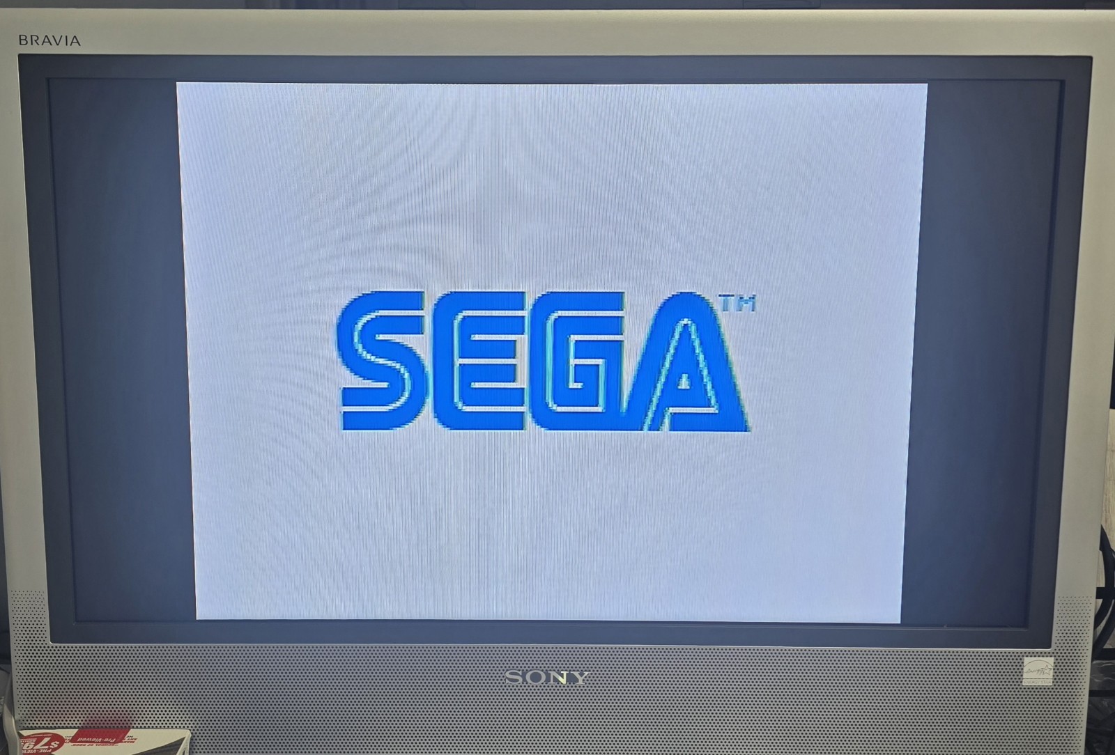 Sega Genesis II Console Model 1631 + 1 Controller & Sonic the Hedgehog 2 TESTED