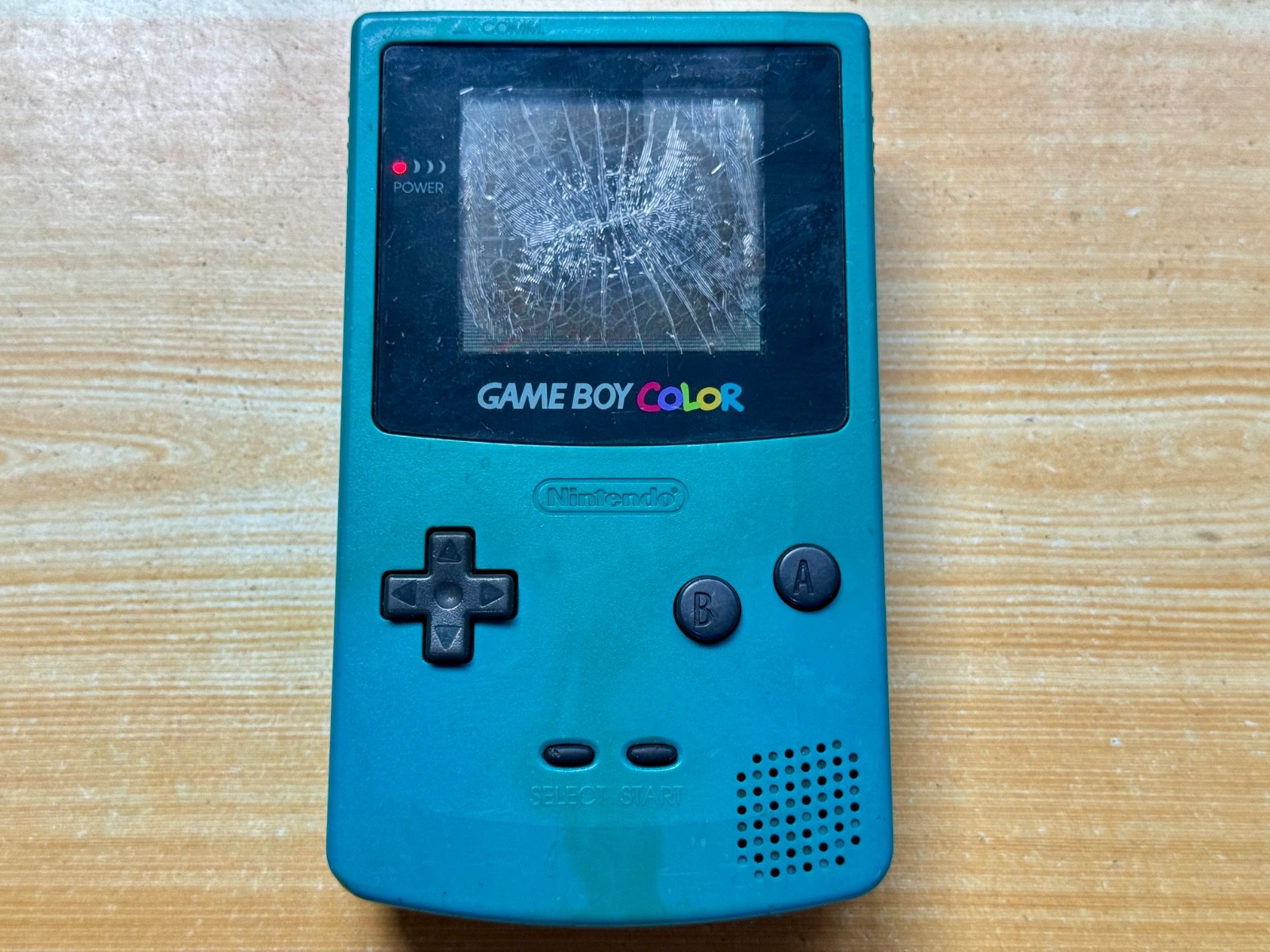 Nintendo Gameboy Color CGB-001 Pearl Ocean Ice Teal Handheld System Console GBC