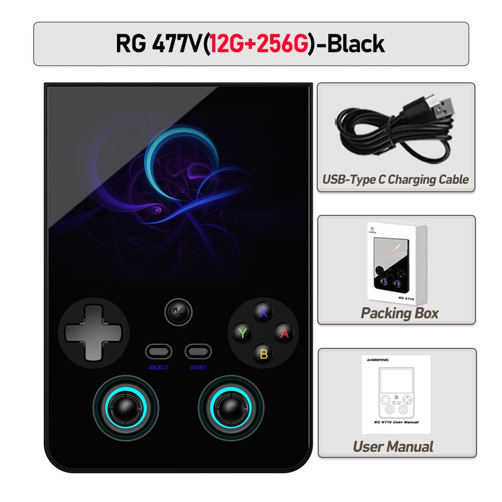 ANBERNIC RG477V Handheld Game Console 4.7-inch D8300 RG 477V Android14 5500mAh