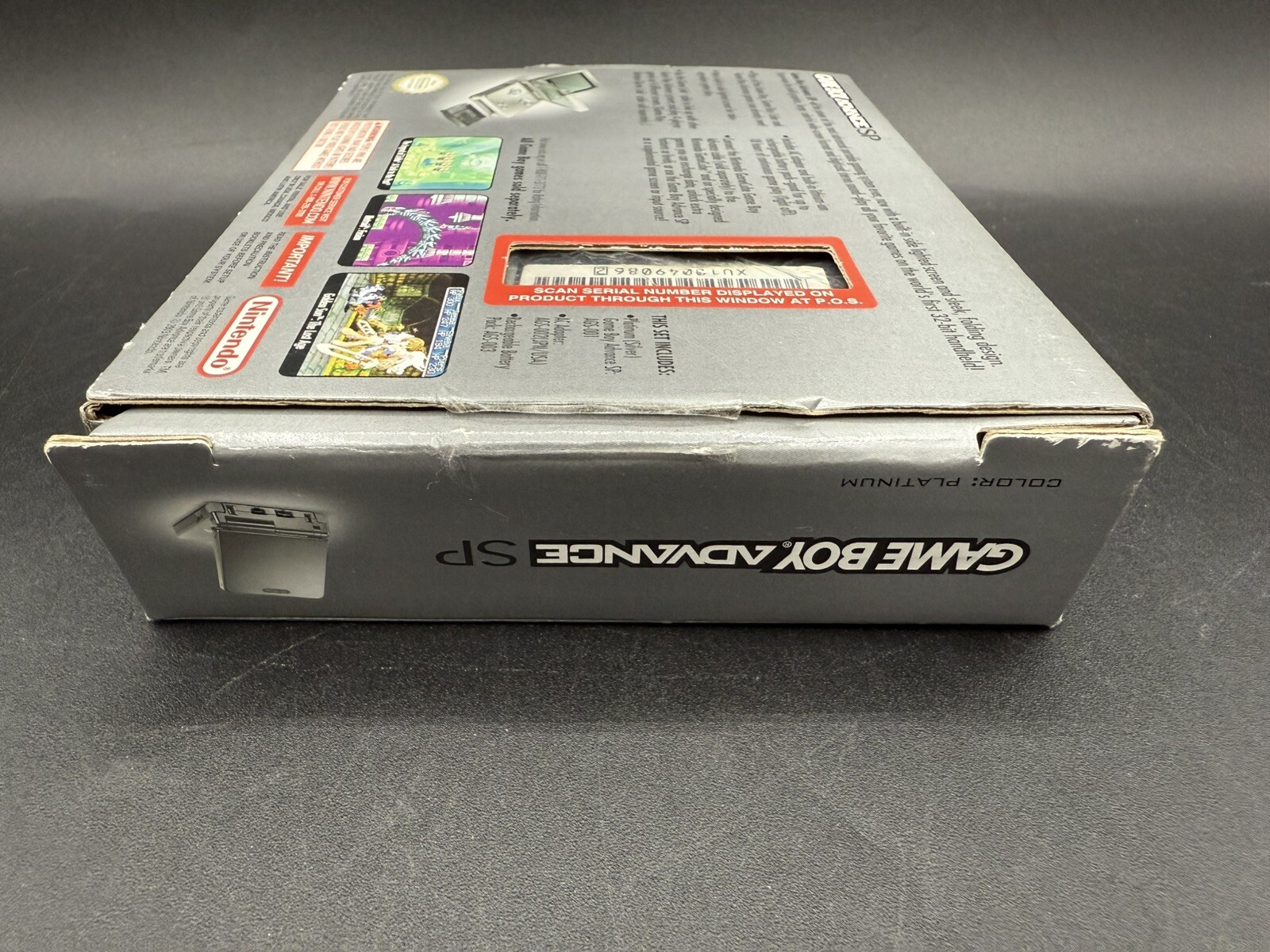 Nintendo Game Boy Advance SP Silver AGS-001 CIB GBA Complete NM MINTY ALL ORG